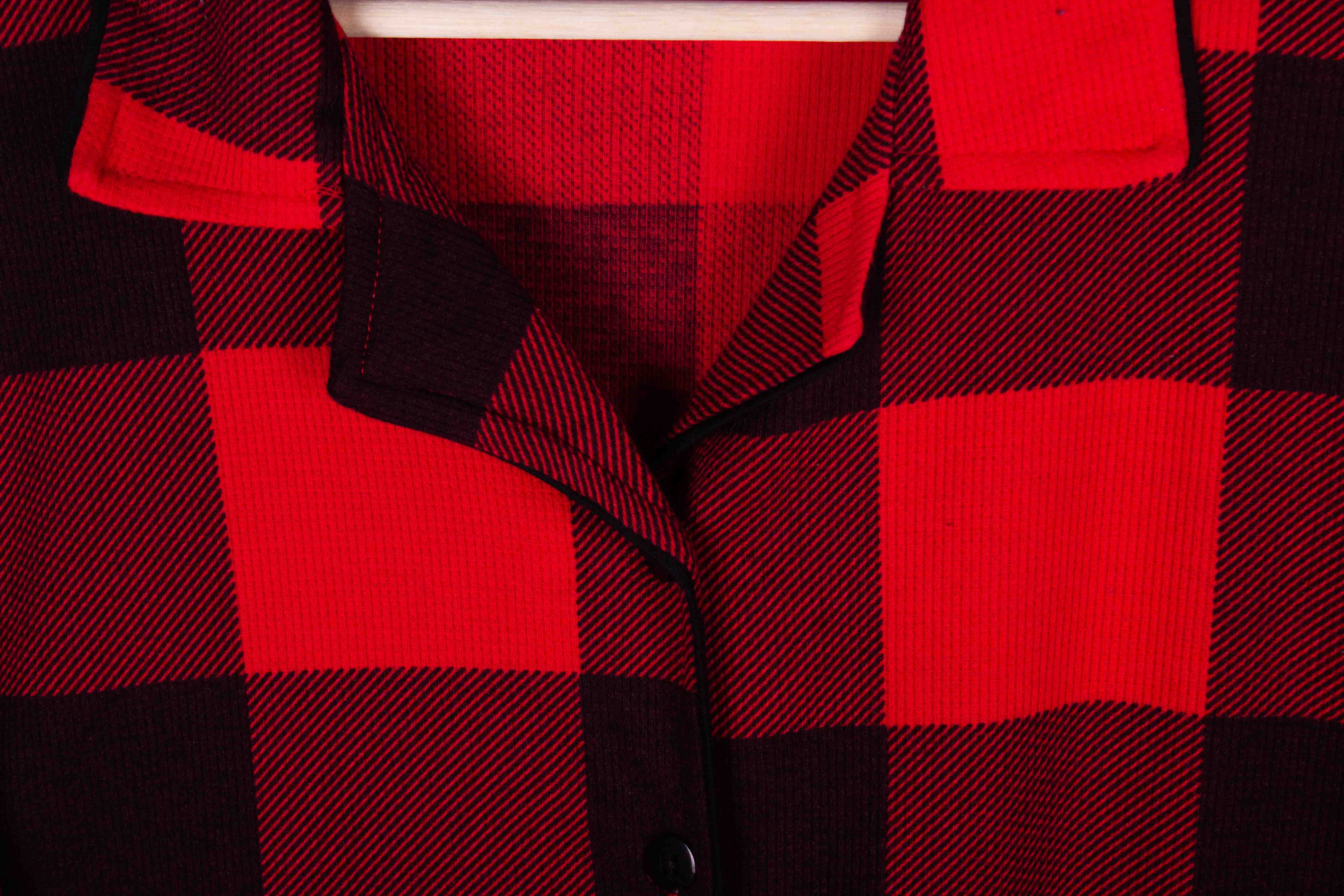 Red Black Buffalo Check