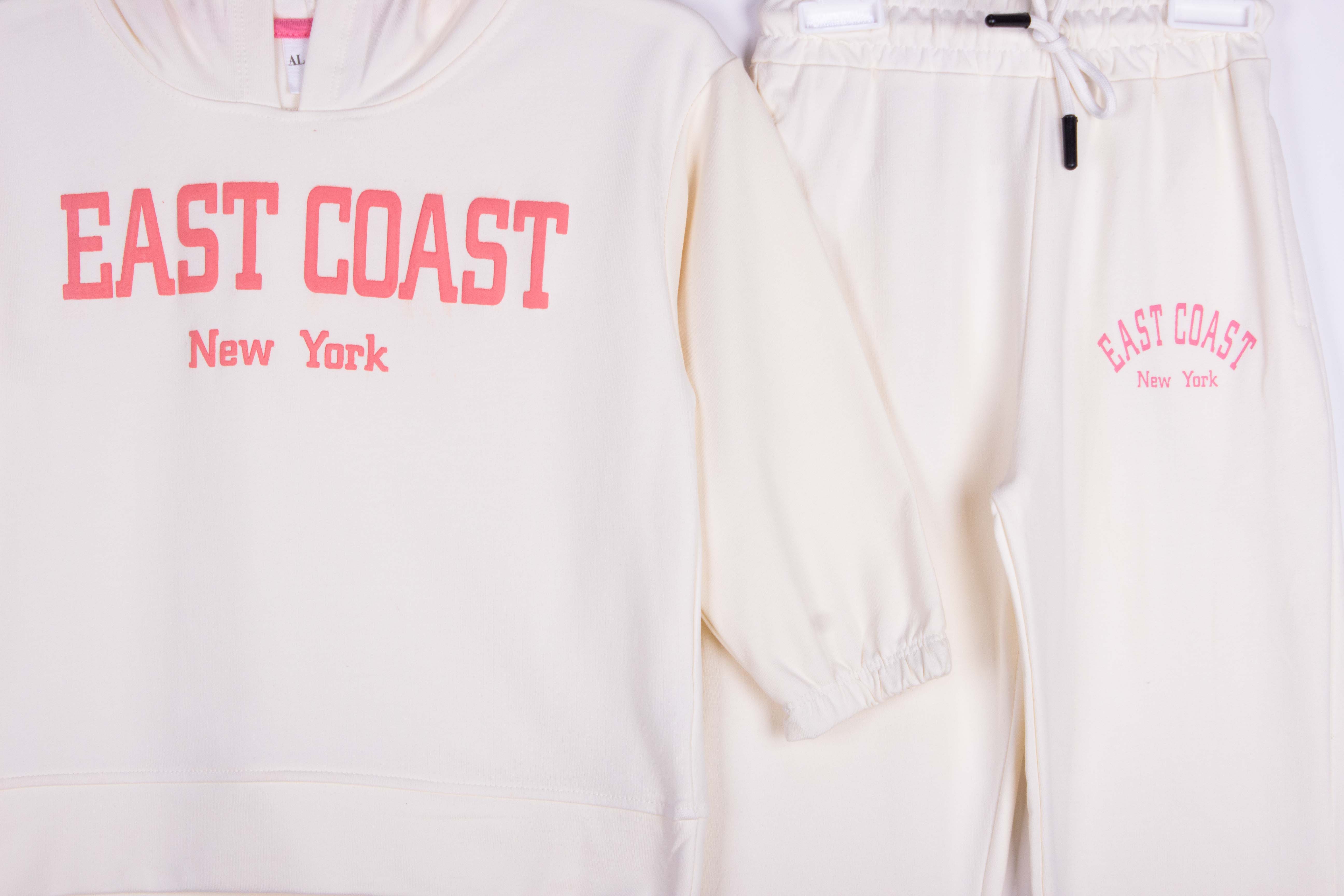 East Coast New York Cream Hoodie