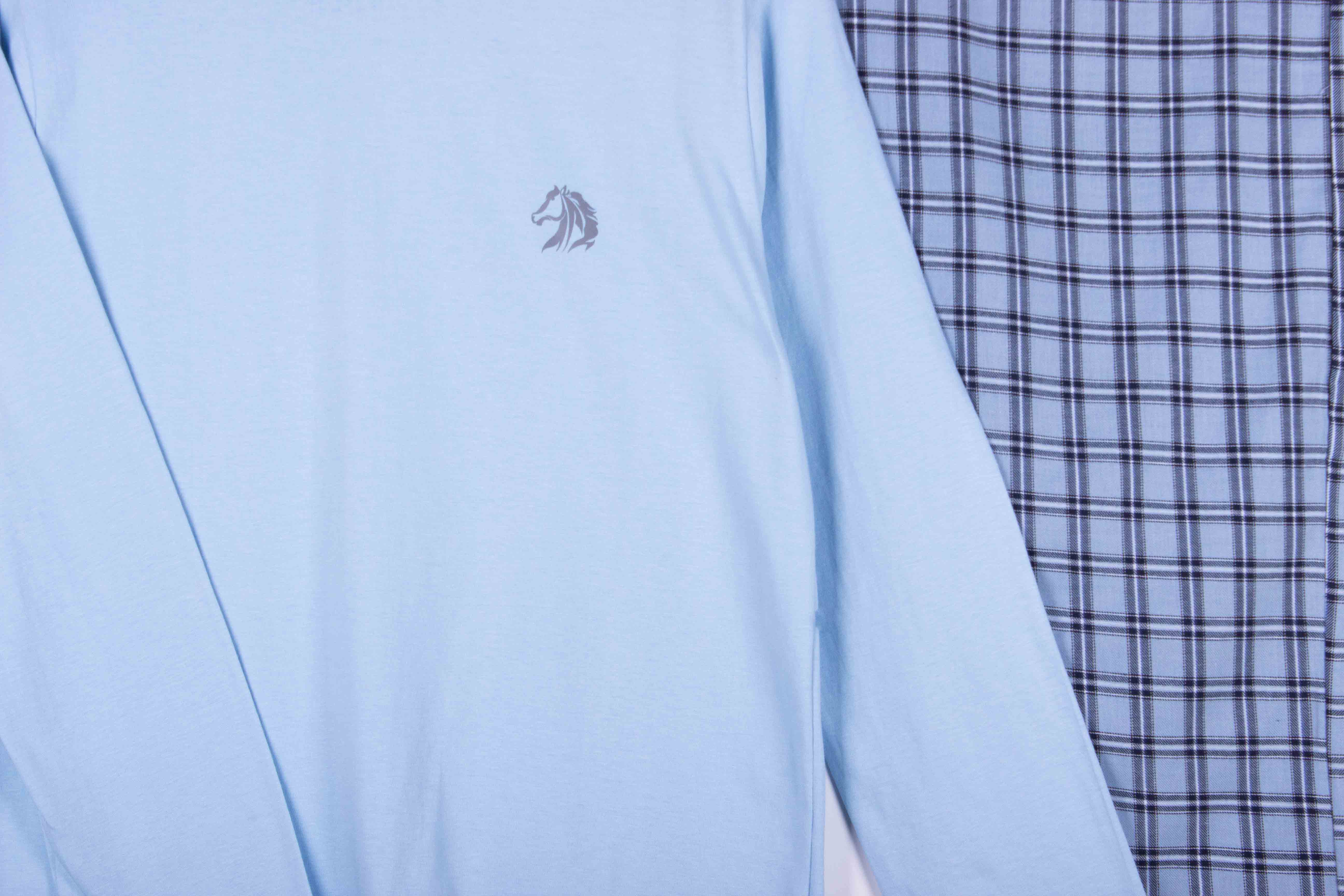 Ice Blue & Windowpane Checks