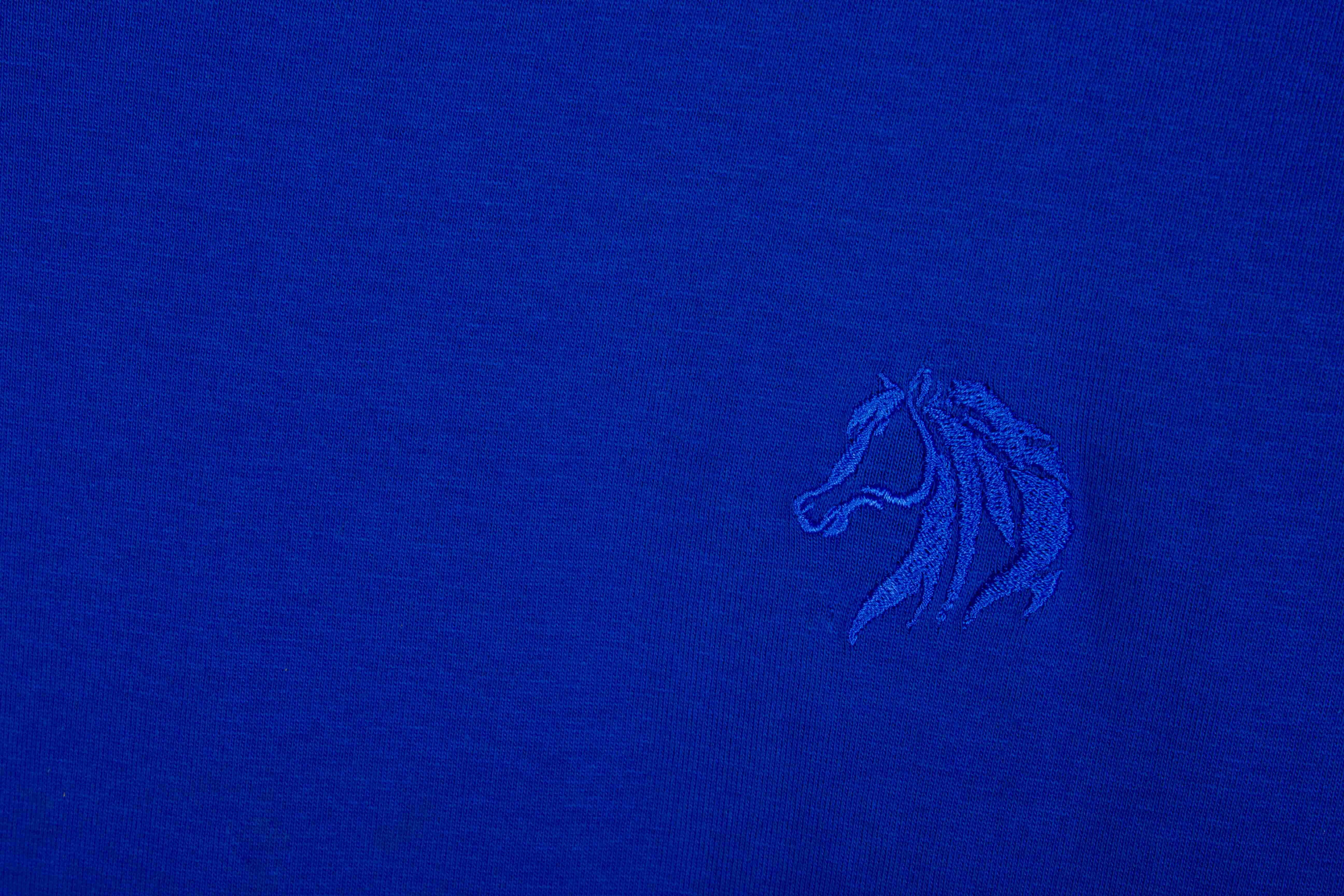 Royal Blue & Grey Checks