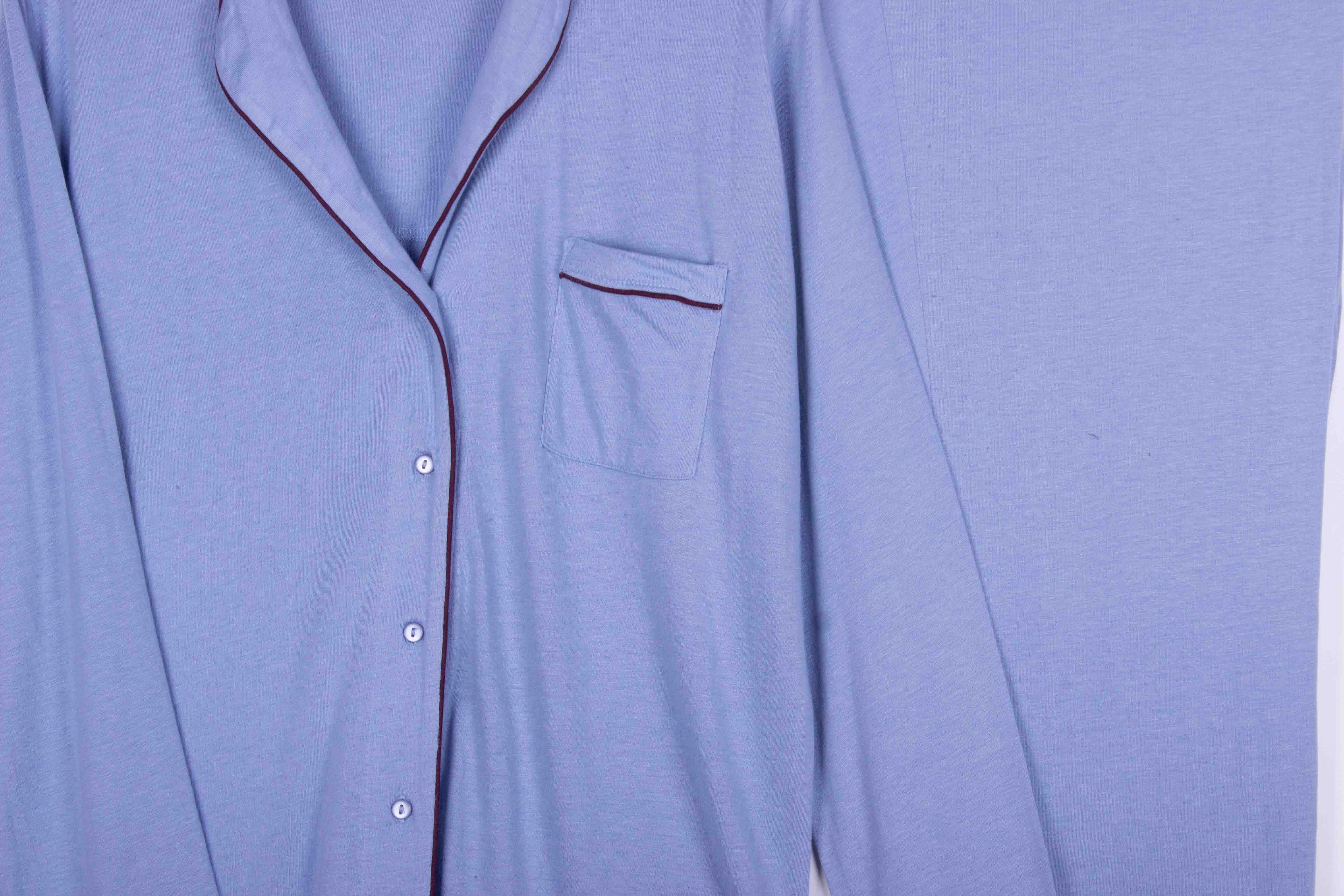 Sky Blue Burgundy Lining (Softest Yet)