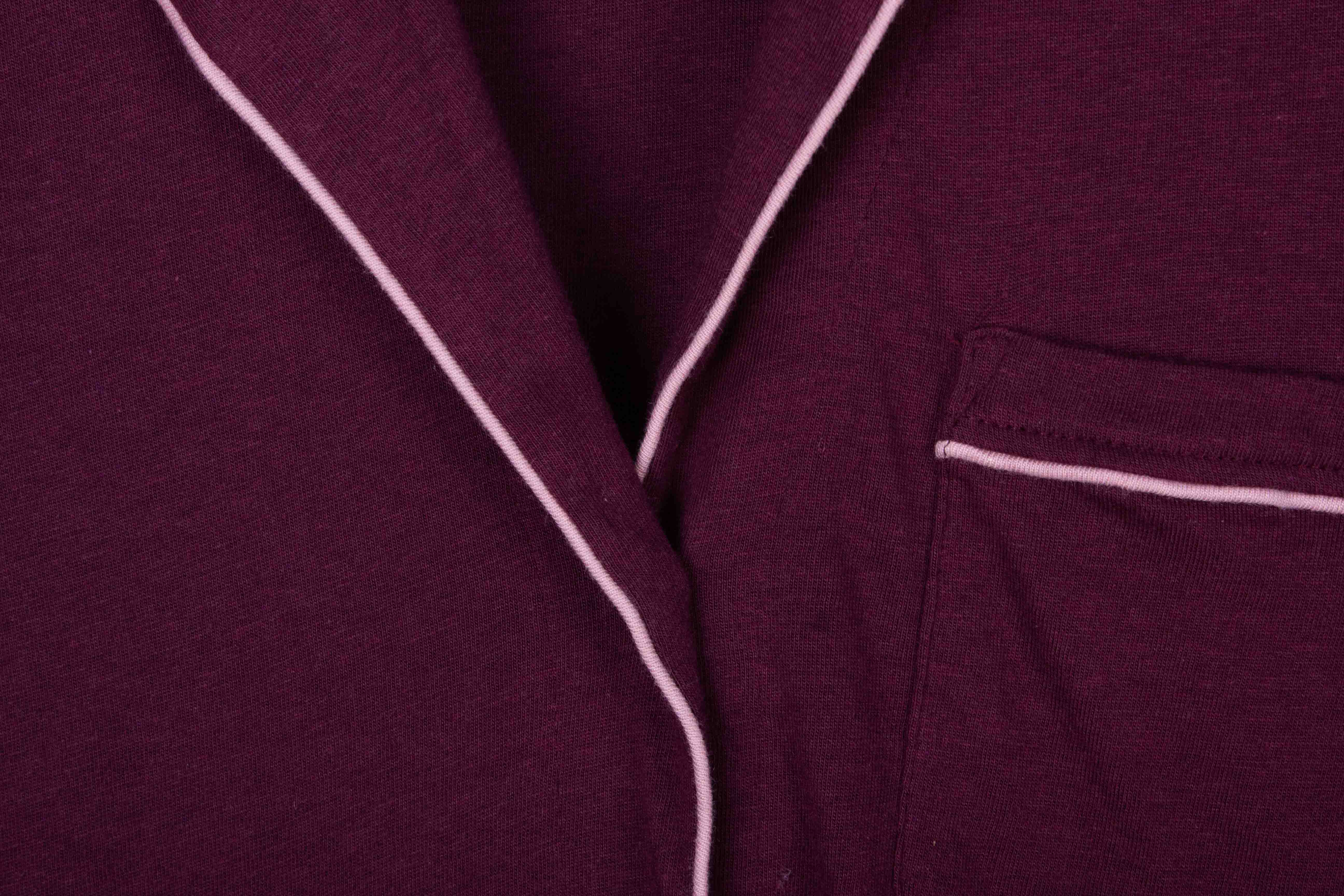 Deep Burgundy Pink Lining (Softest Yet)