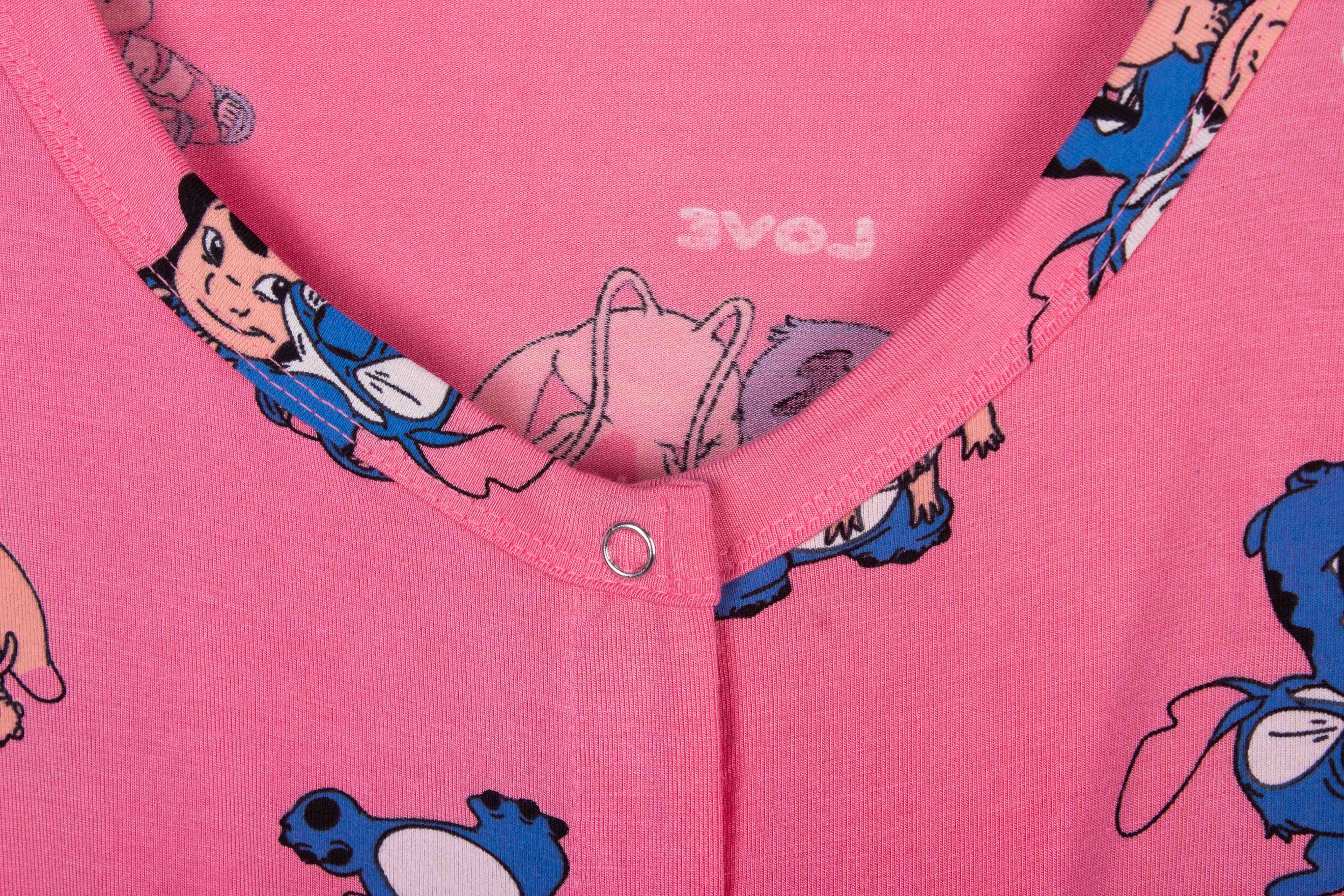 Weird Stitch Neon Pink Soft Cotton