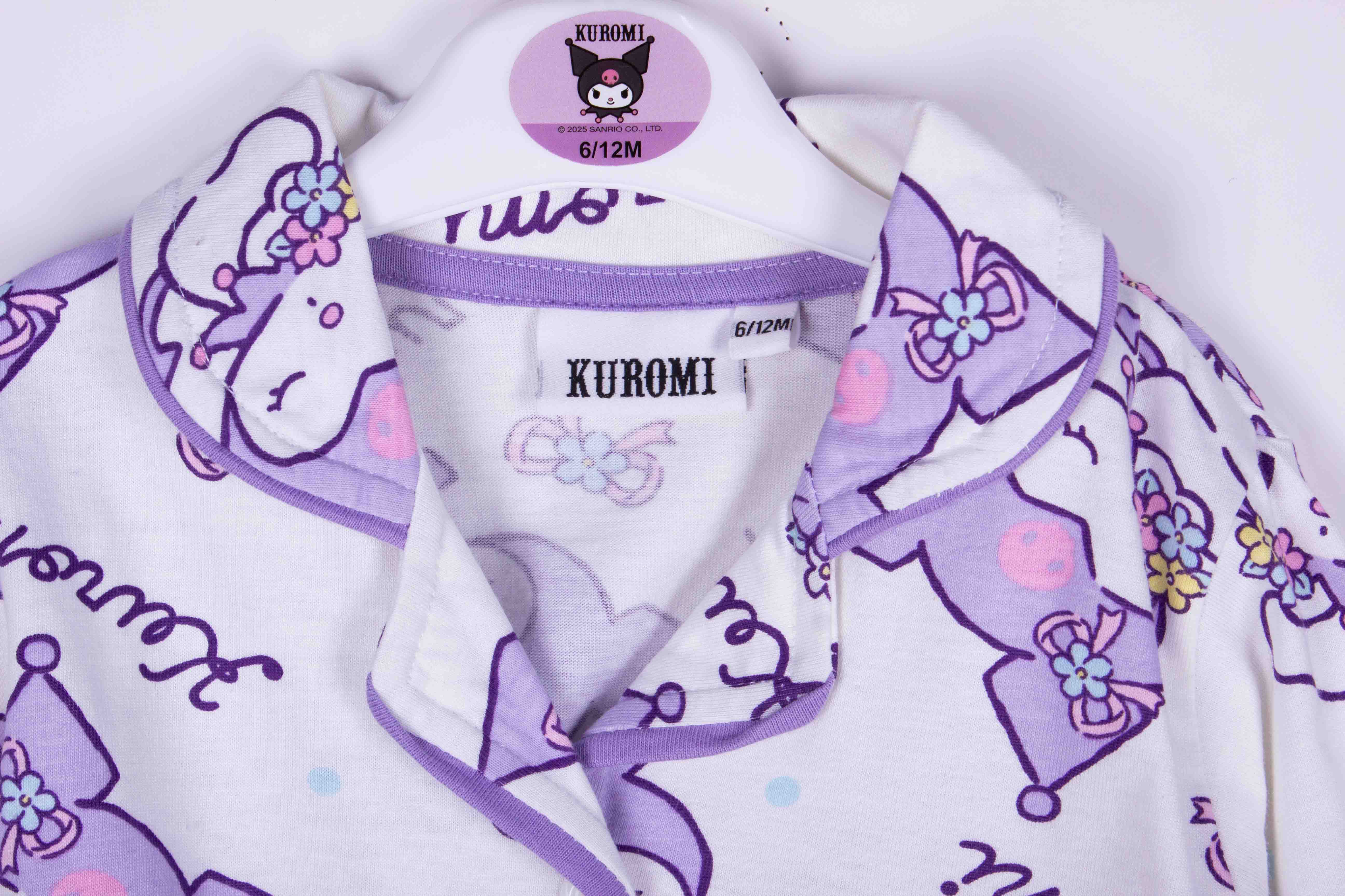 Kuromi Classy Baby Button-Up