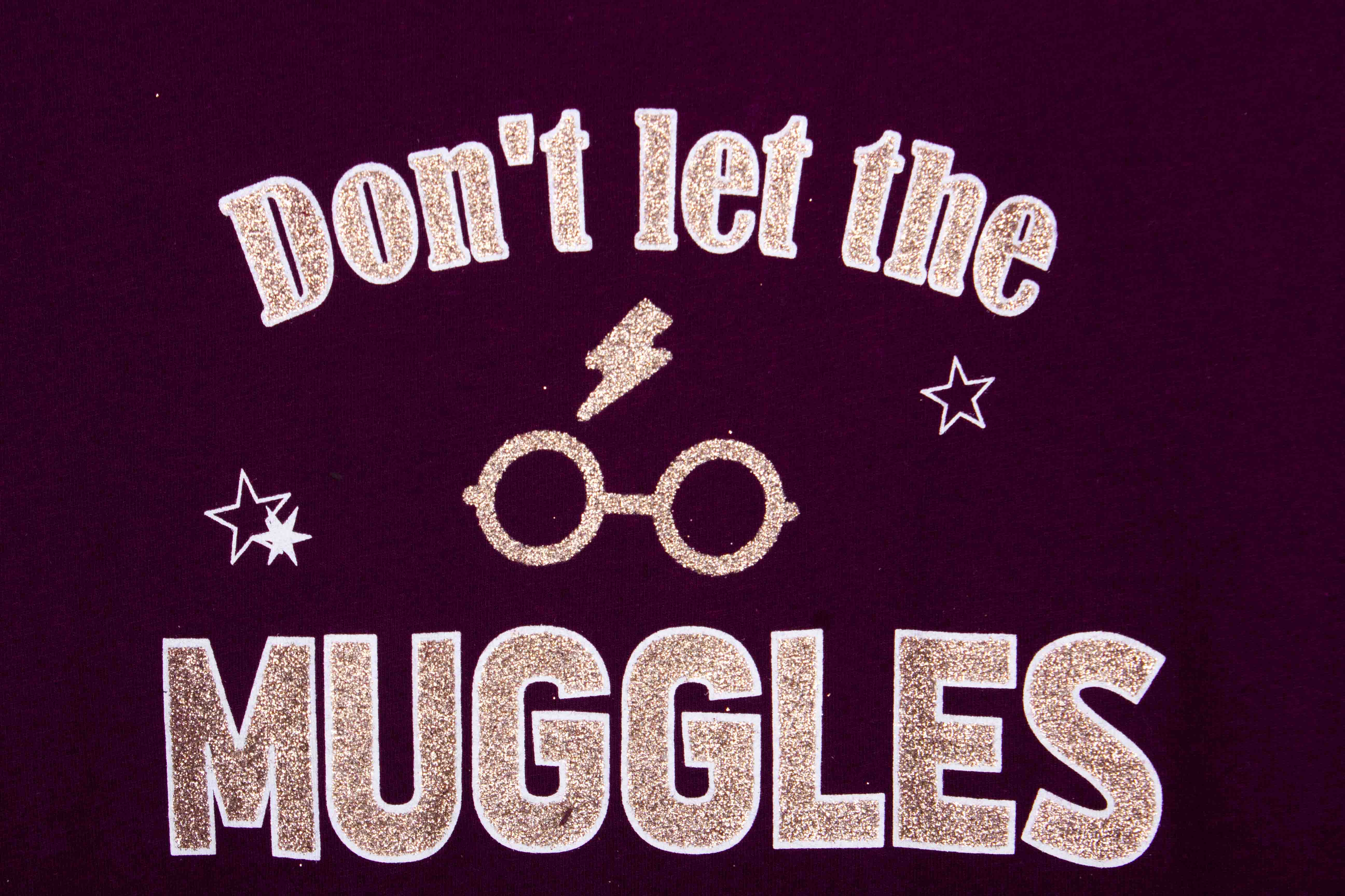 Harry Potter Muggles Maroon