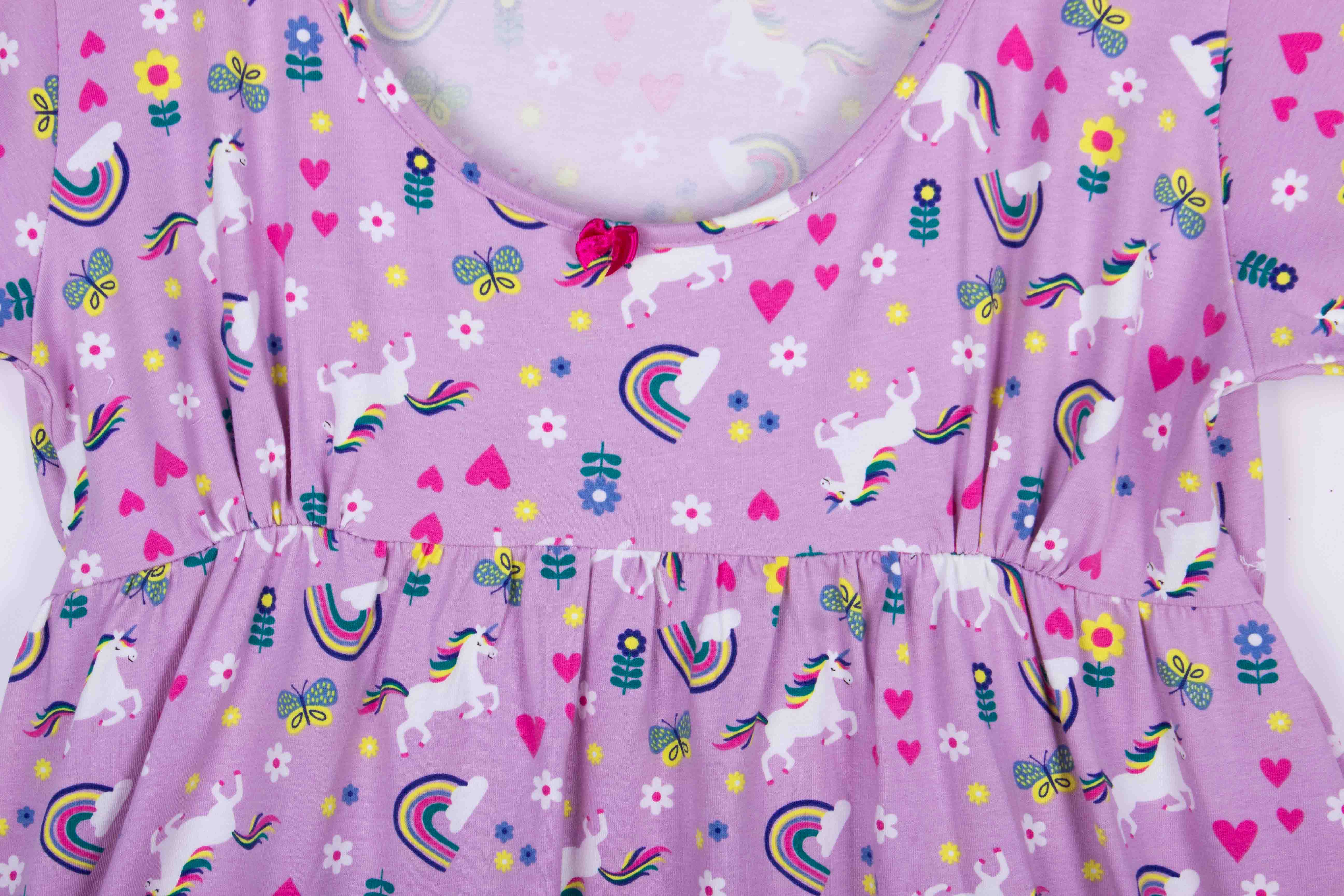 Lilac Unicorn Bermuda Pants
