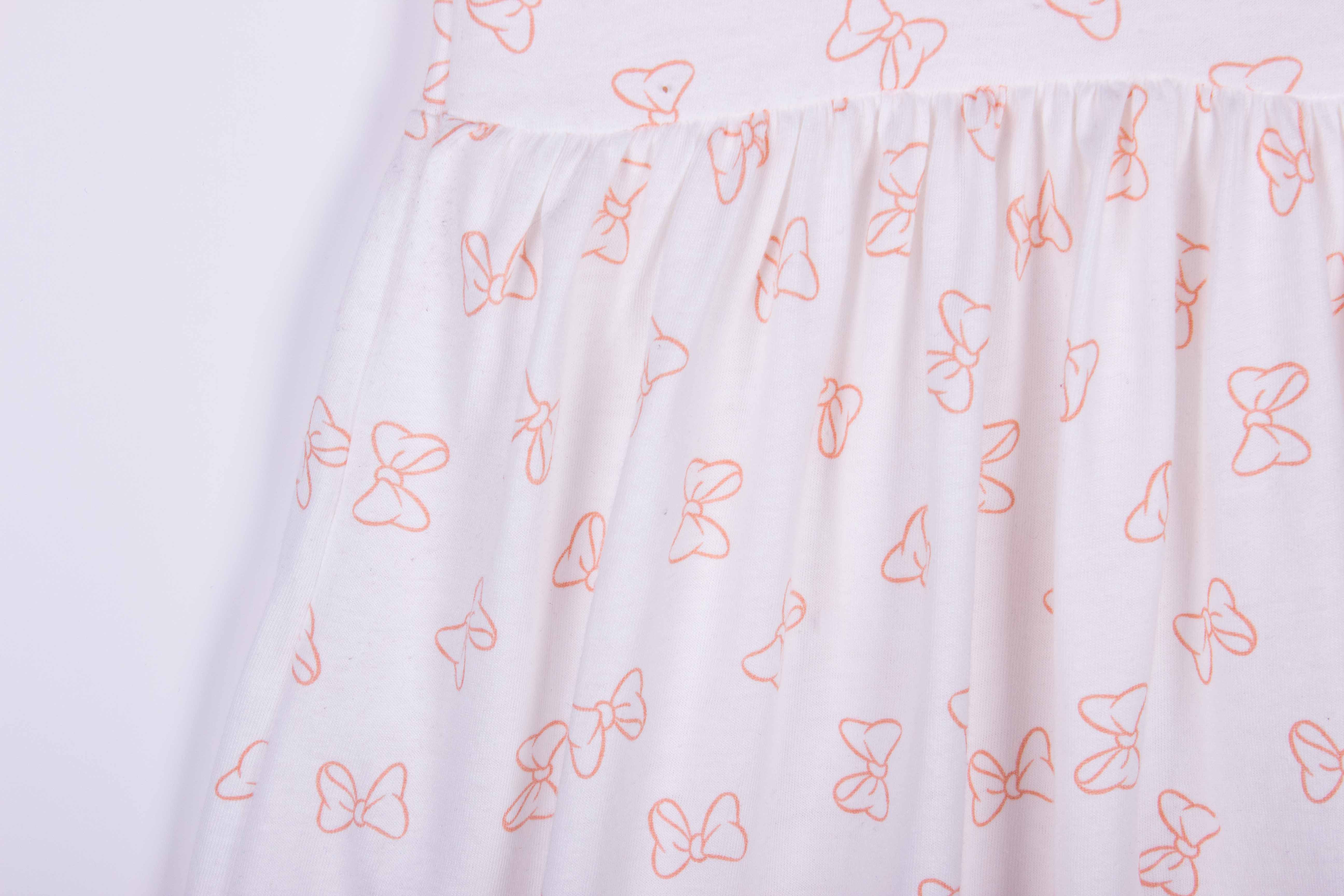 Peachy Minnie Mouse Bows Dress