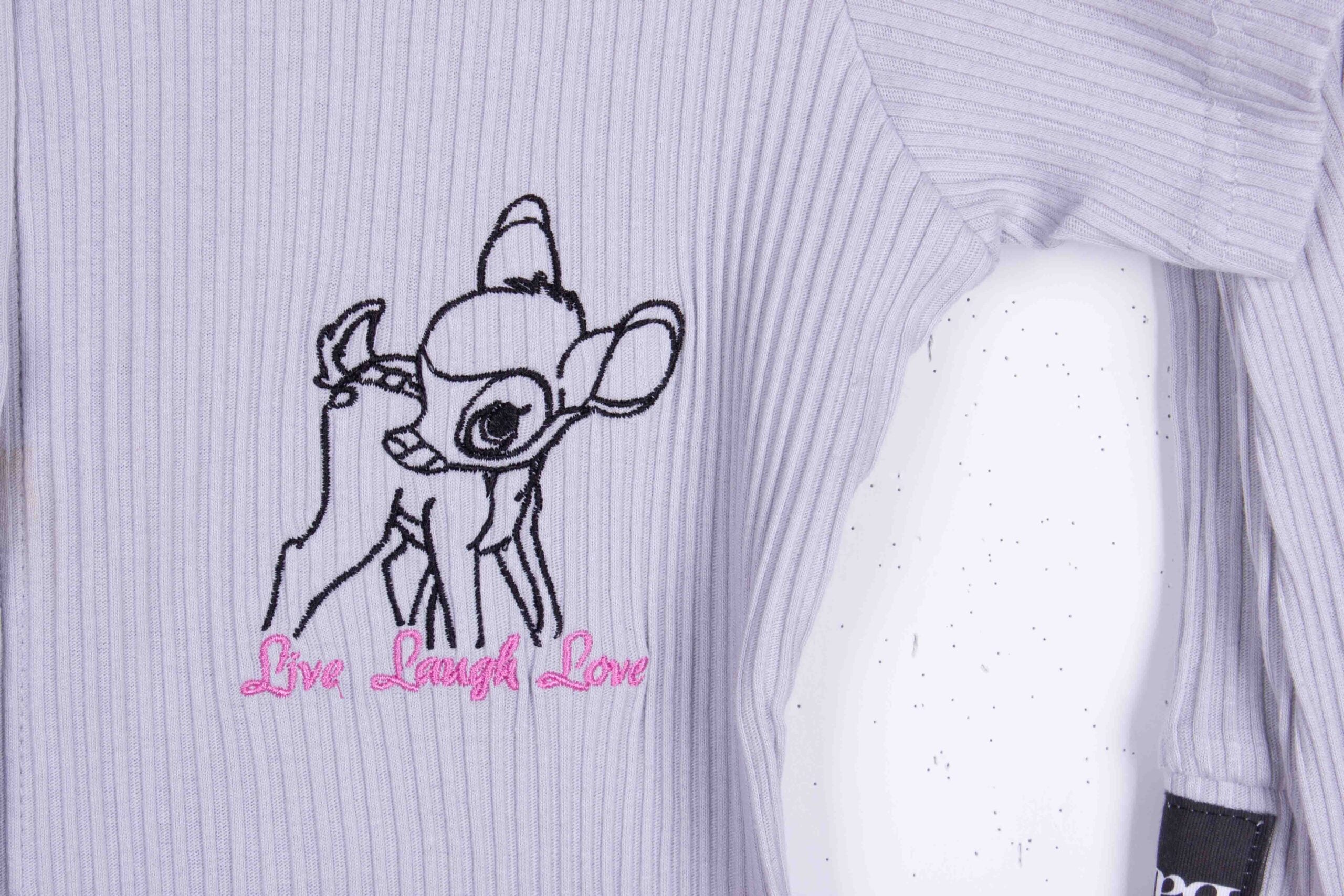 Cozy Thumper (Grey - Ribbed Cotton)