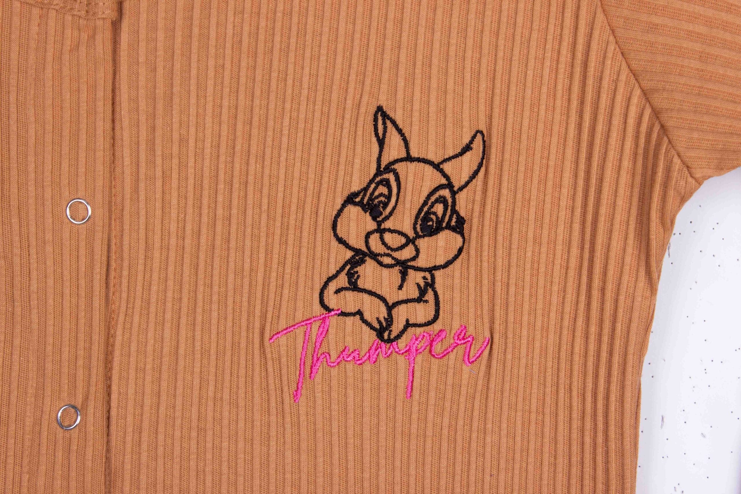 Cozy Thumper (Brown - Ribbed Cotton)