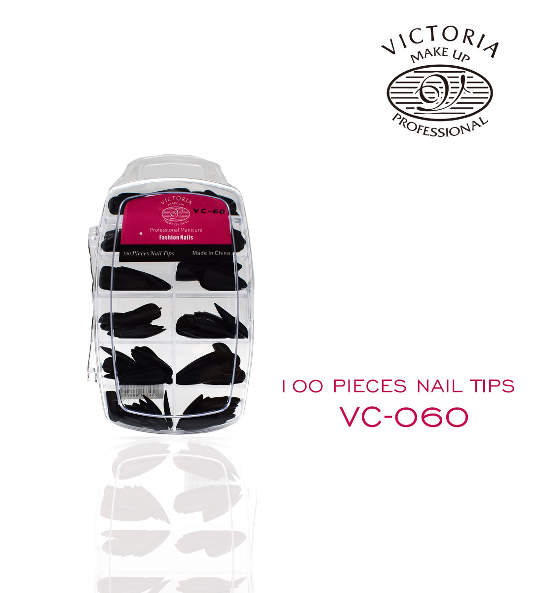 VICTORIA Nails 100Pcs Colouring { PS Case }
