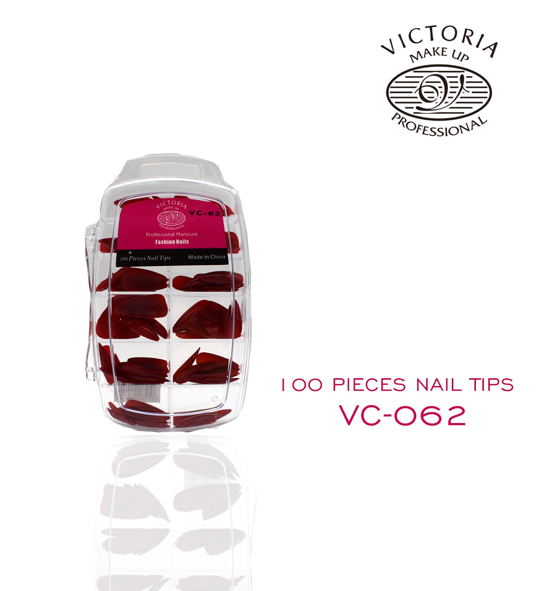 VICTORIA Nails 100Pcs Colouring { PS Case }