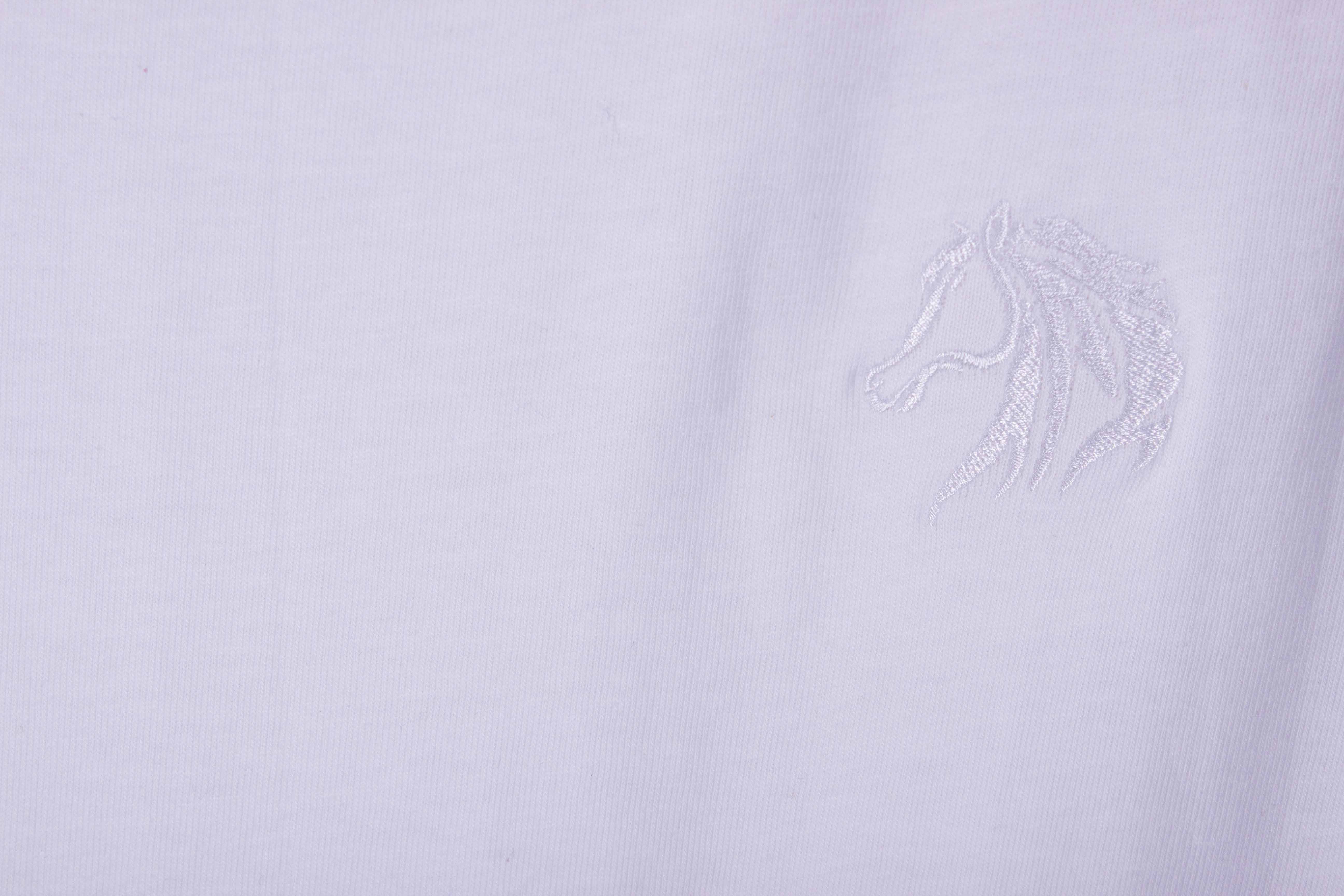 White Tee Cobalt Windowpane Pajamas