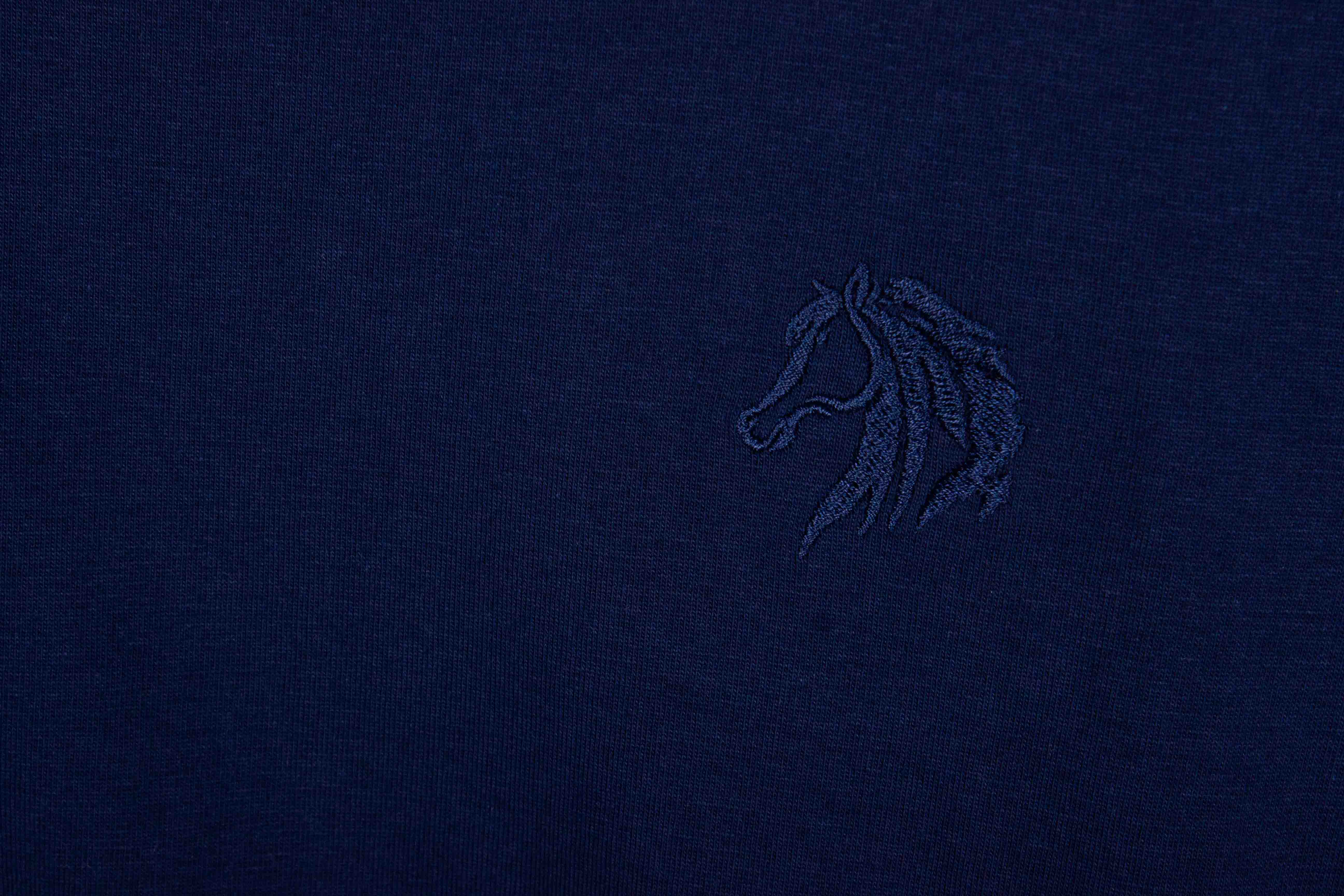 Navy Tee Sky Plaid Pajamas