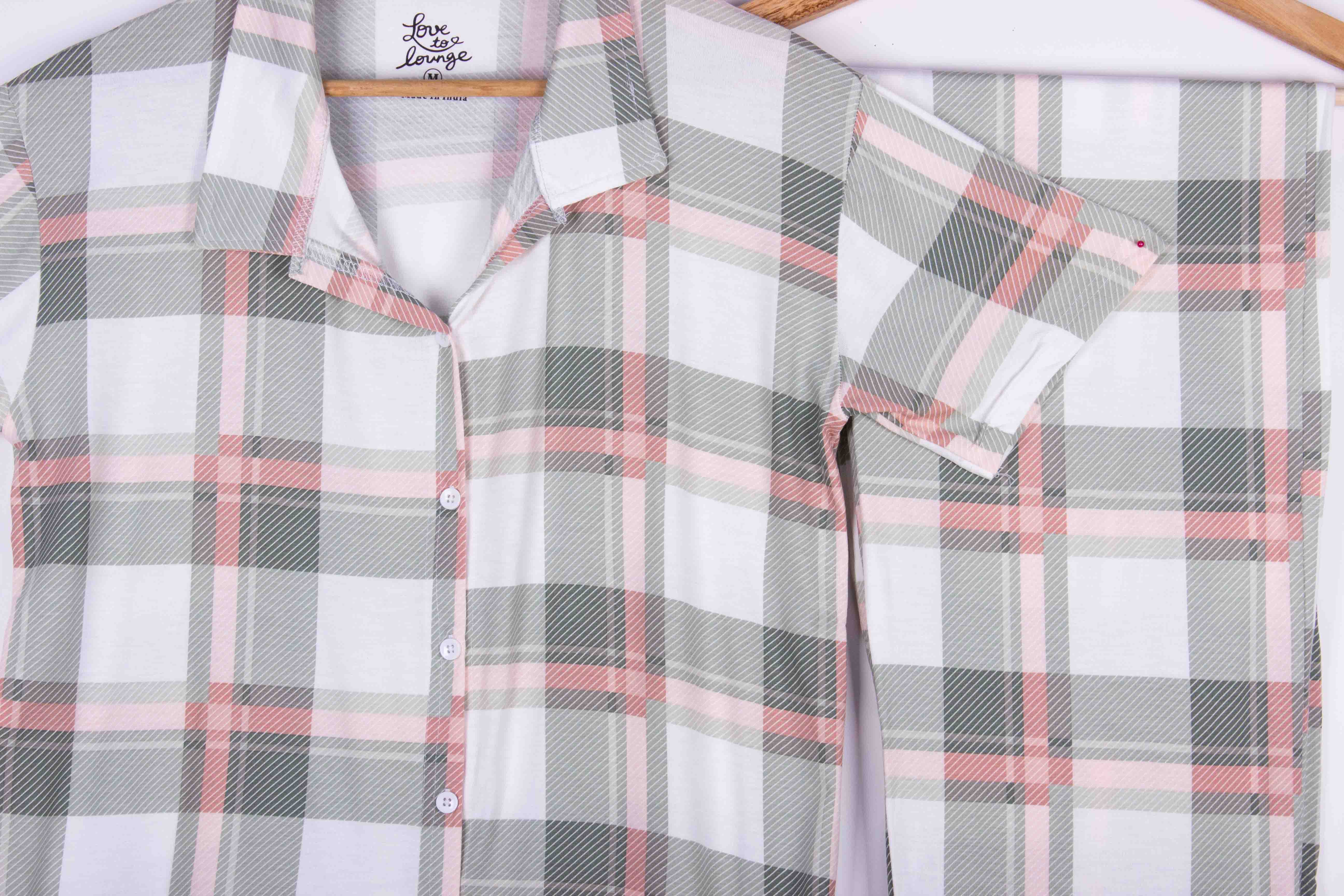 Sage Pink Plaid