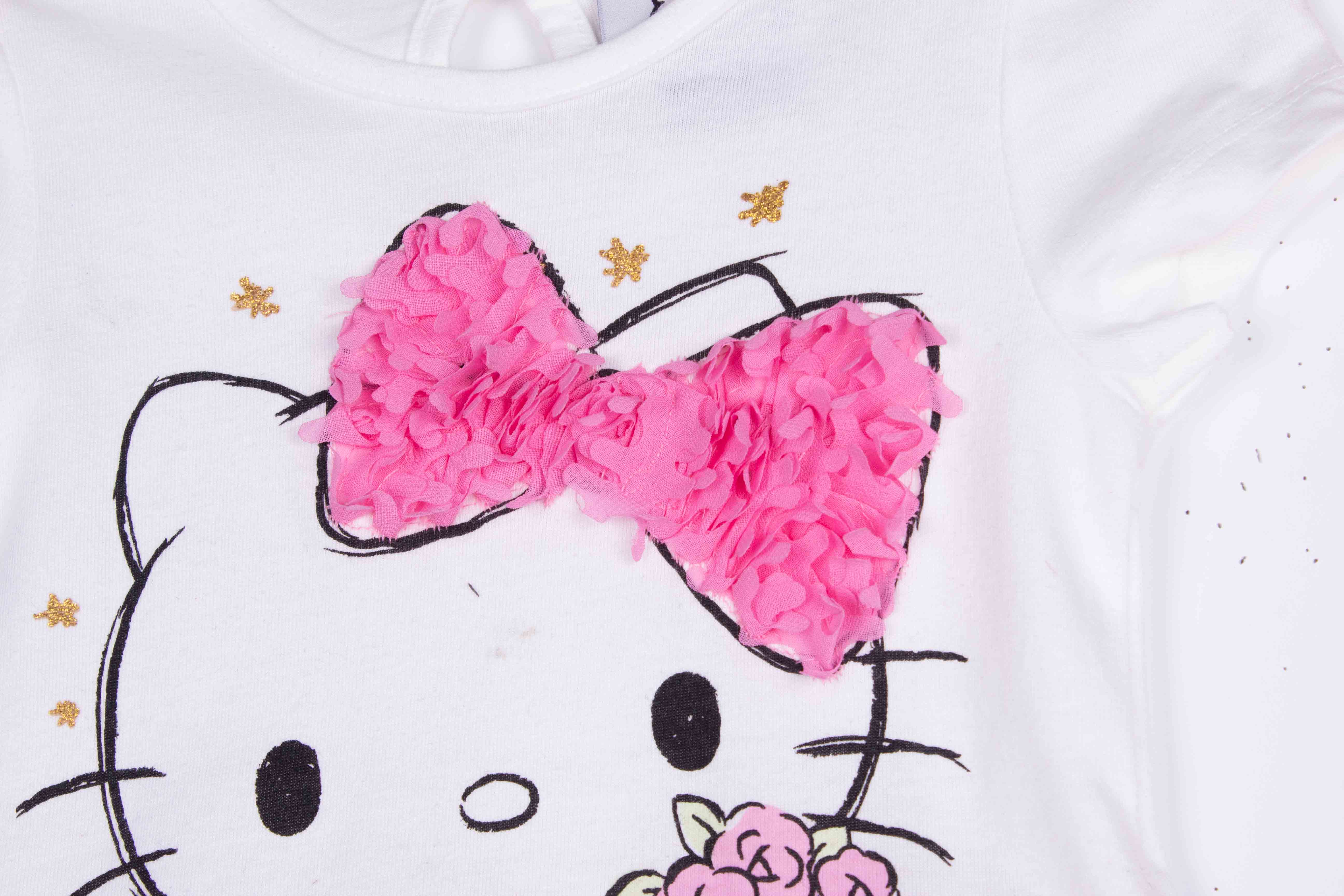 Hello Kitty Floral Bow