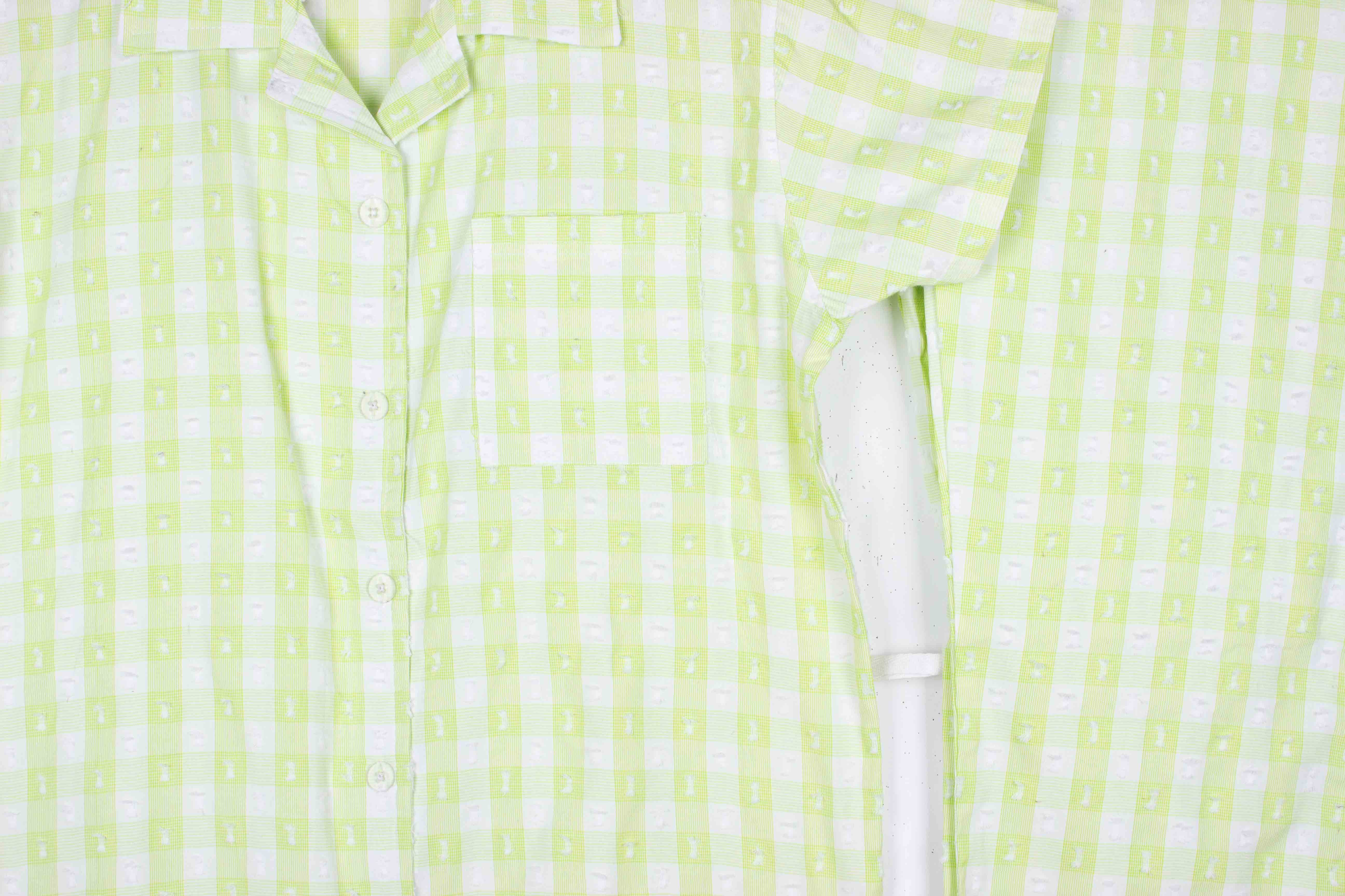 Light Green Checkered