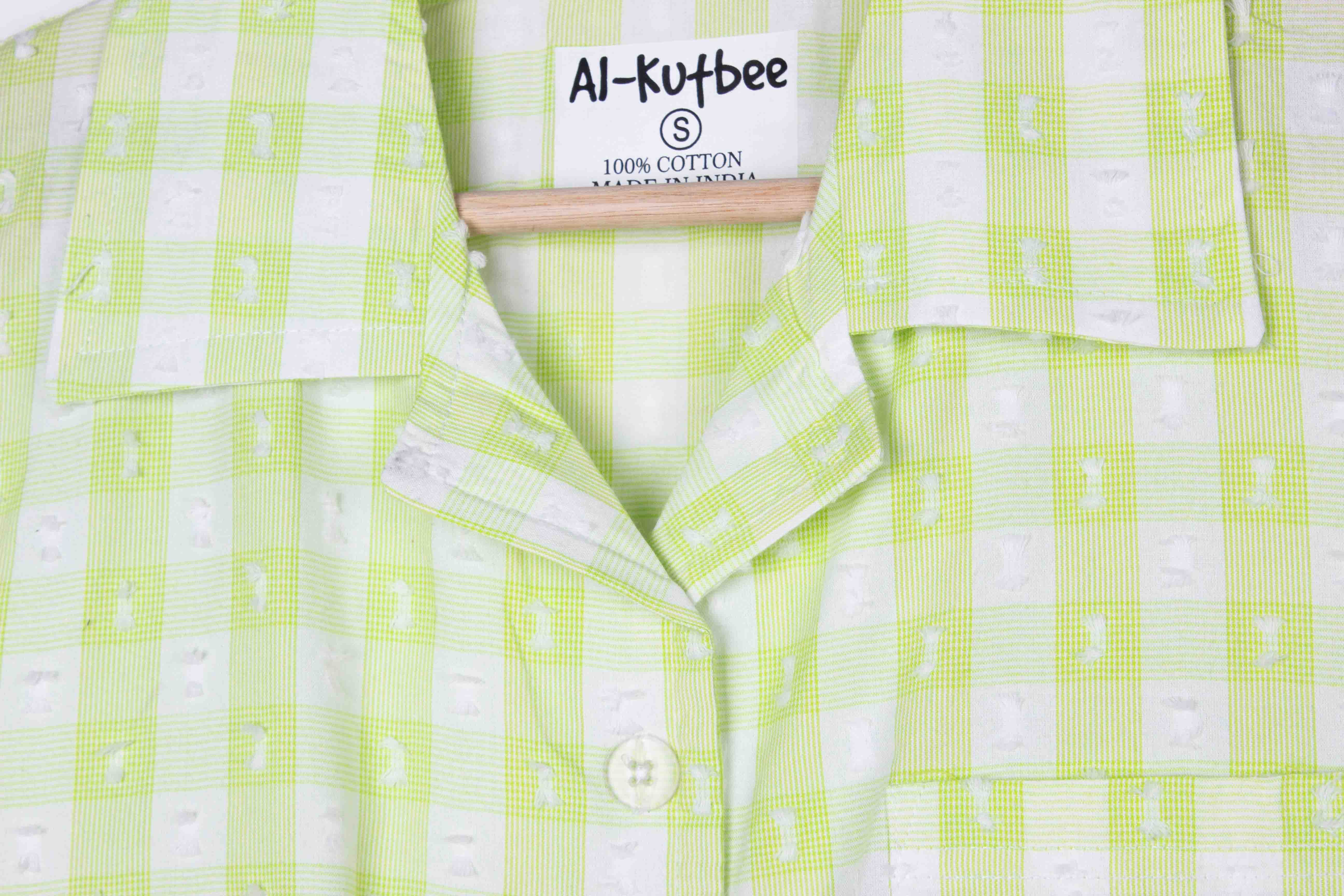 Light Green Checkered