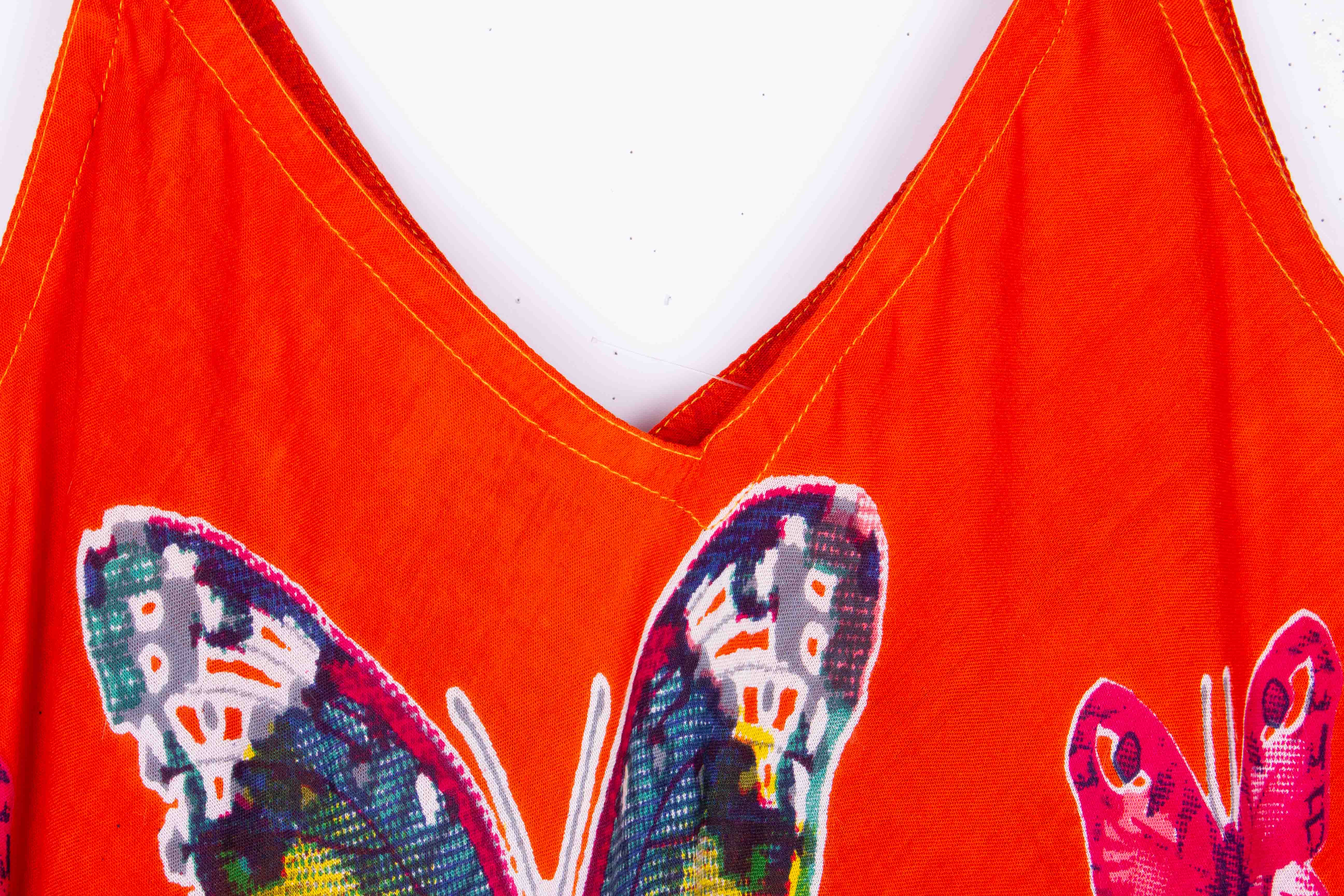 Vibrant Butterfly Dress (Soft Cotton)