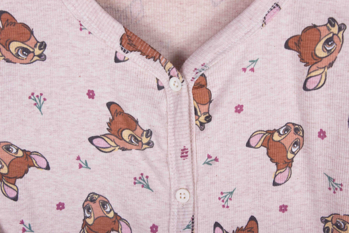 Blush Pink Bambi & Blossoms Shorts