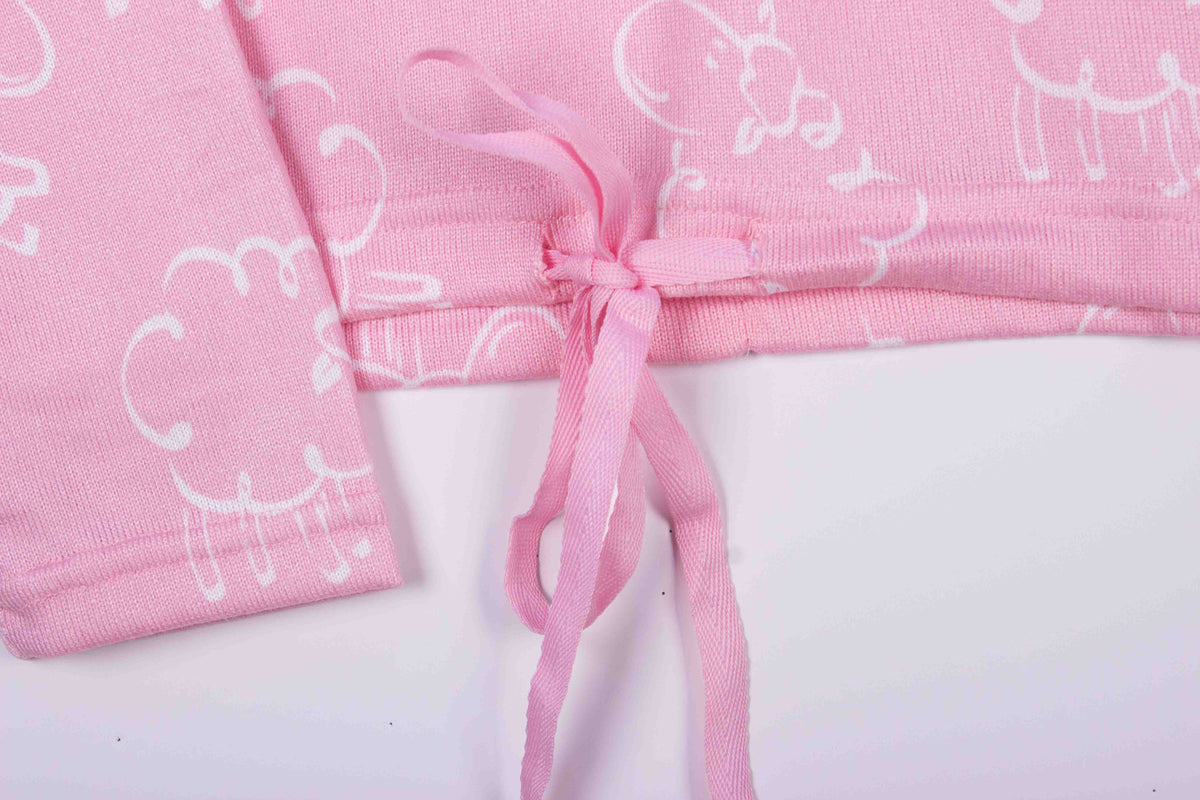 Pink Sheep Tie Down Soft PJ