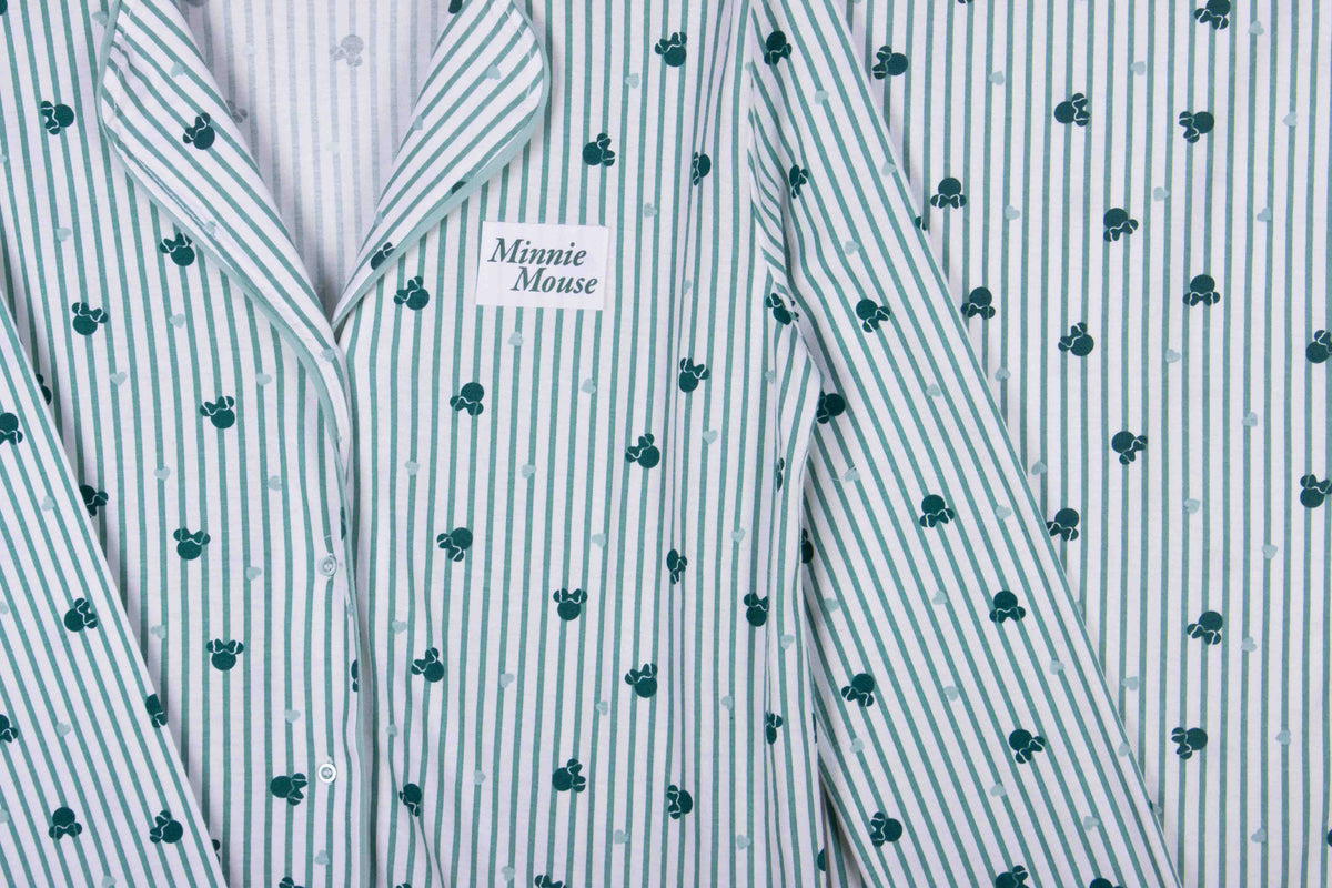 Classy Mint Minnie Mouse Stripes
