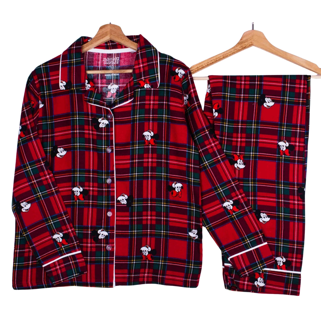 Mickey Minnie in Plaid