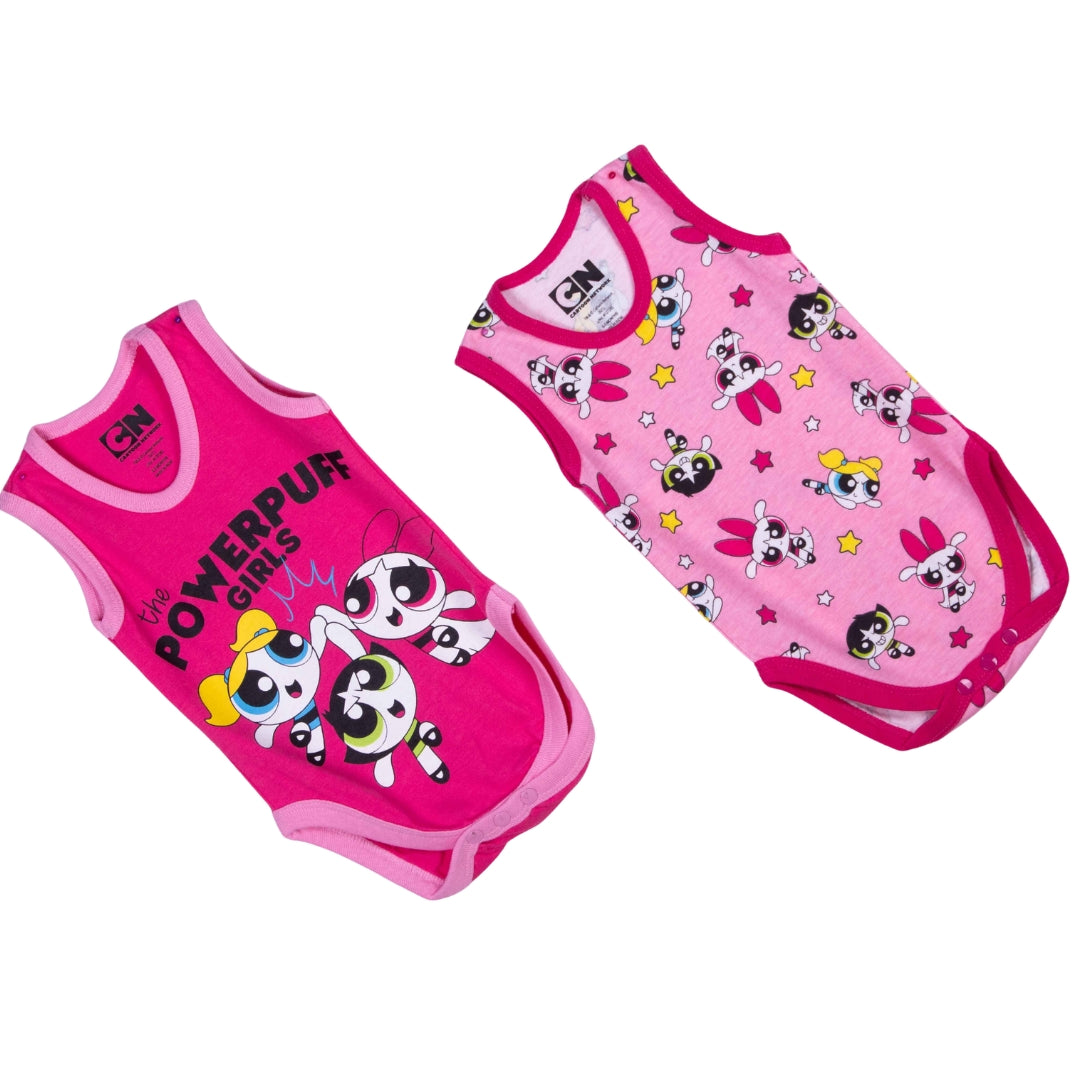 Power Puff Girls 2 pc Onesie Romper
