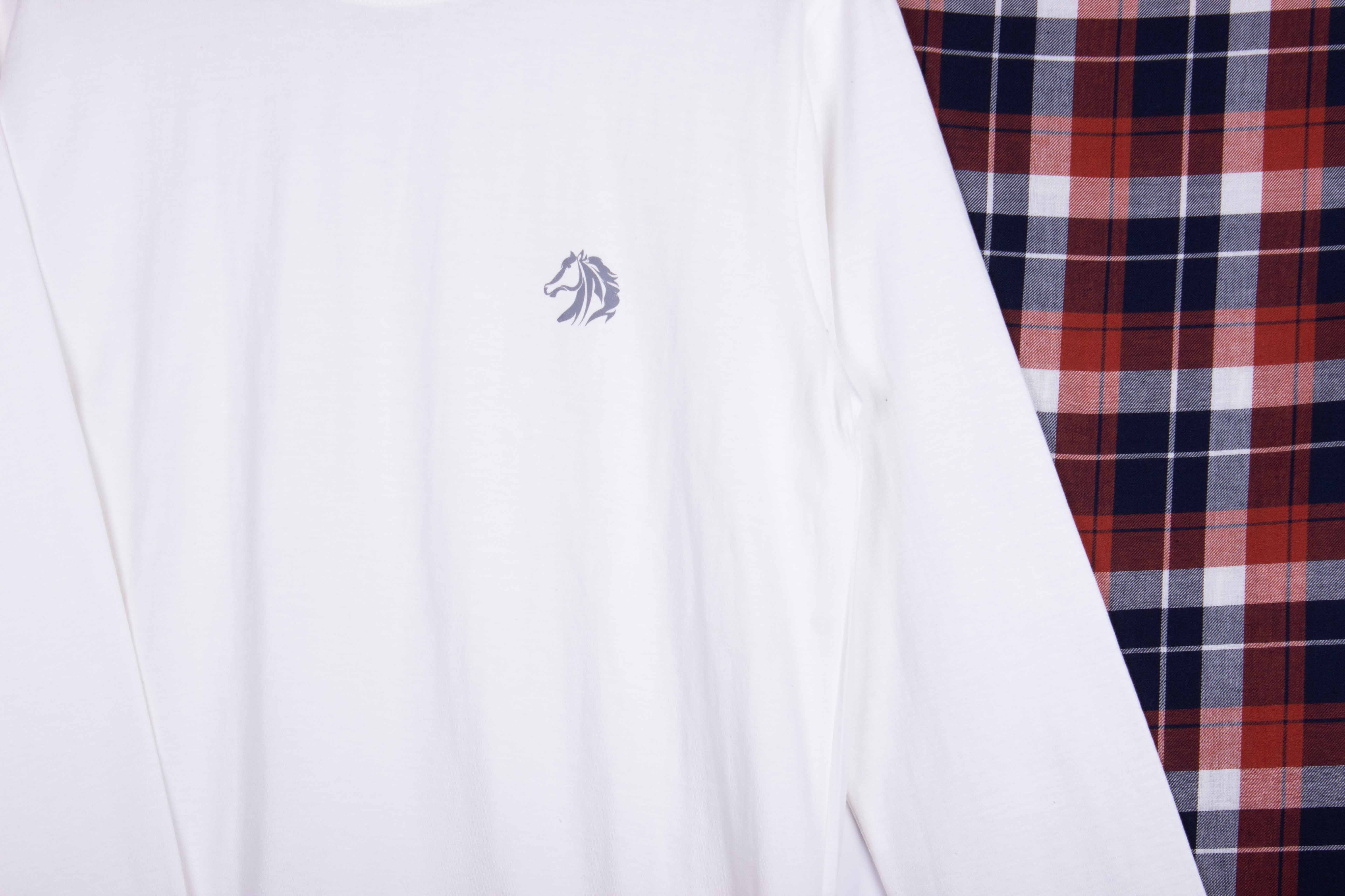 Arctic Brick Check Pajama Set