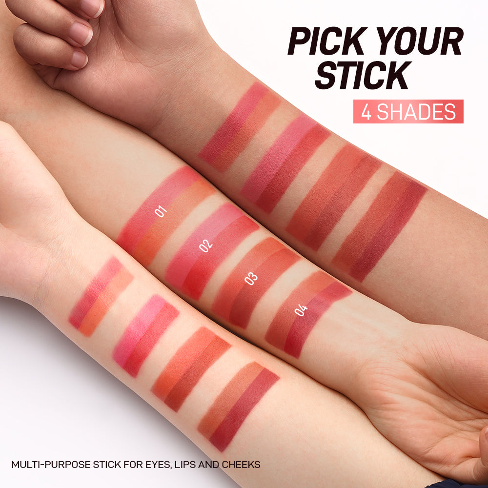 O.TWO.O Double Color Lip & Cheek Stick