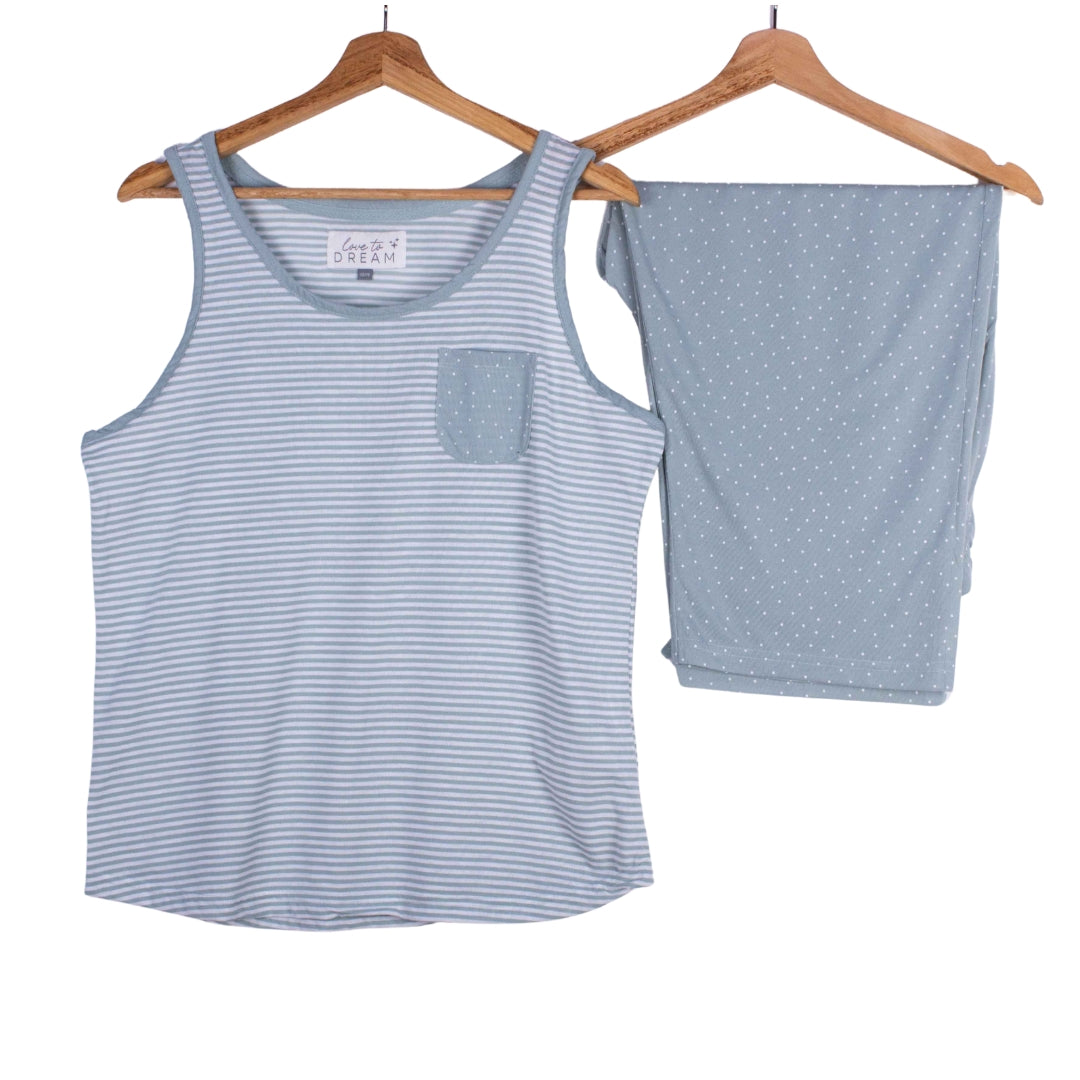Striped Tank Top Bermuda