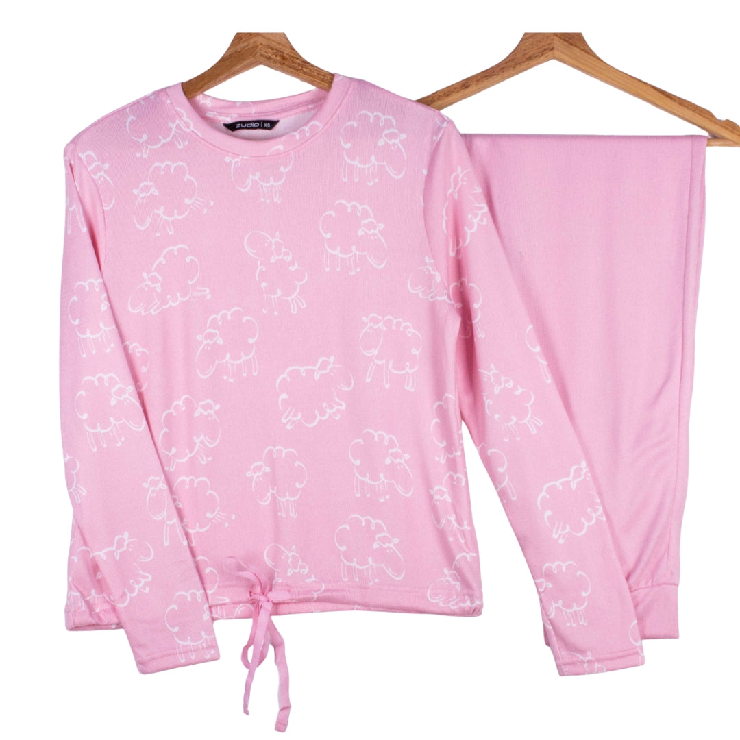 Pink Sheep Tie Down Soft PJ