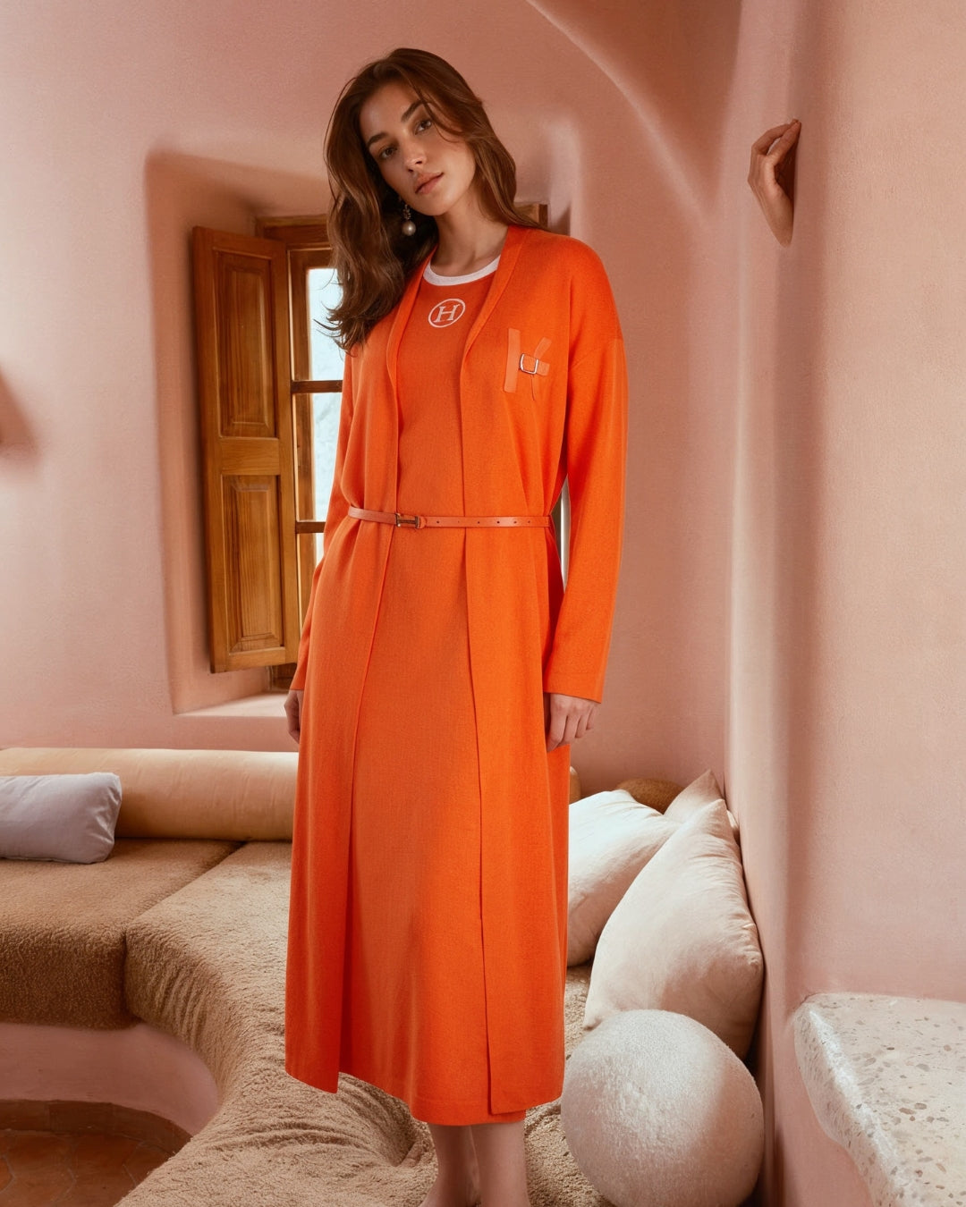 Classic H-Signature Dress-Robe
