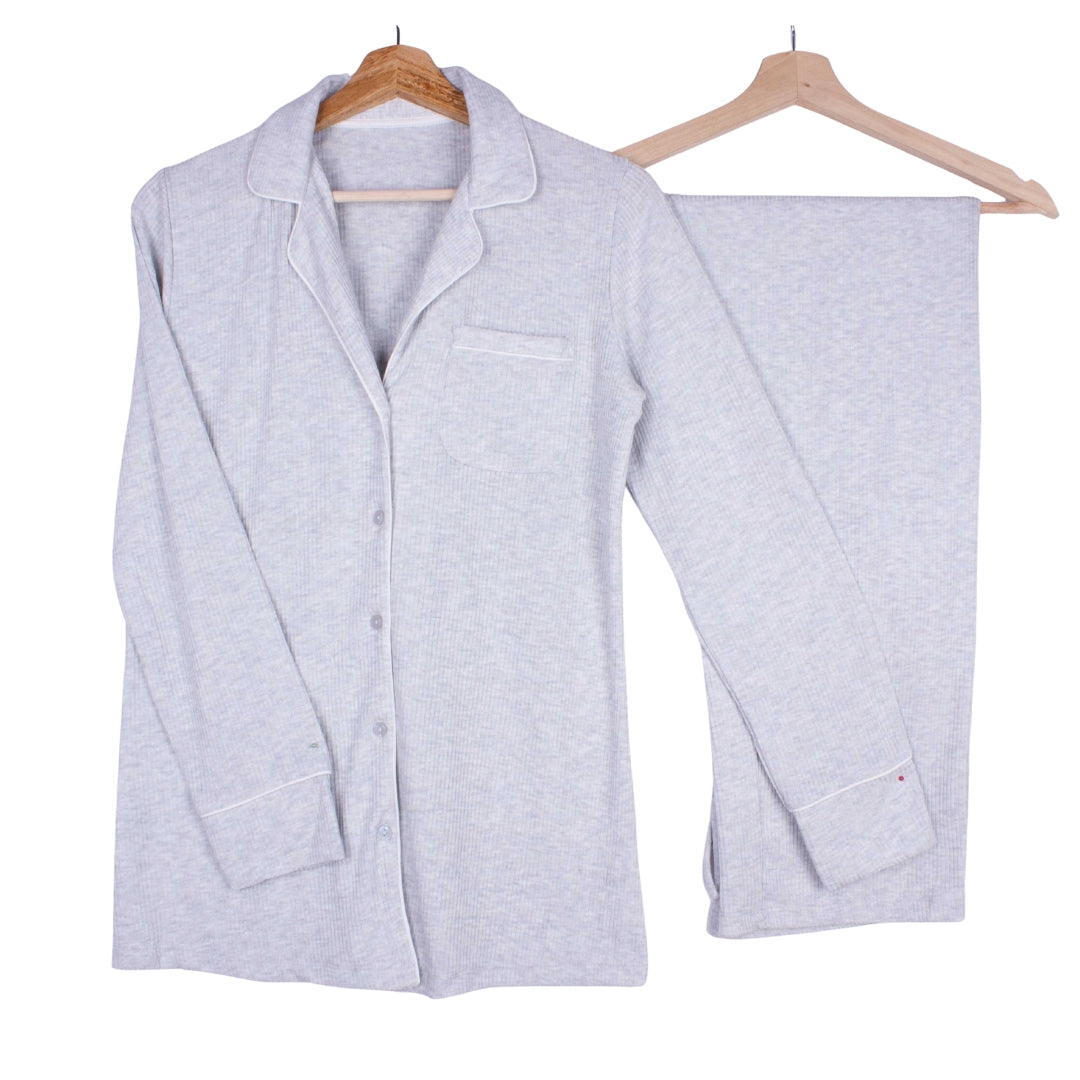 Chic Grey Bell Bottoms