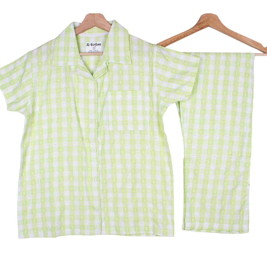 Light Green Checkered