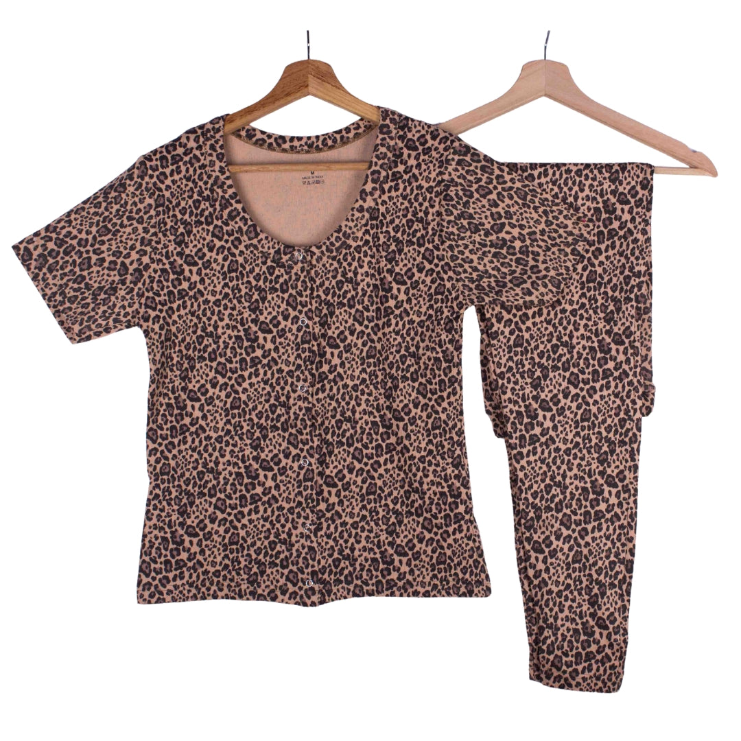 Chic Leopard Collarless