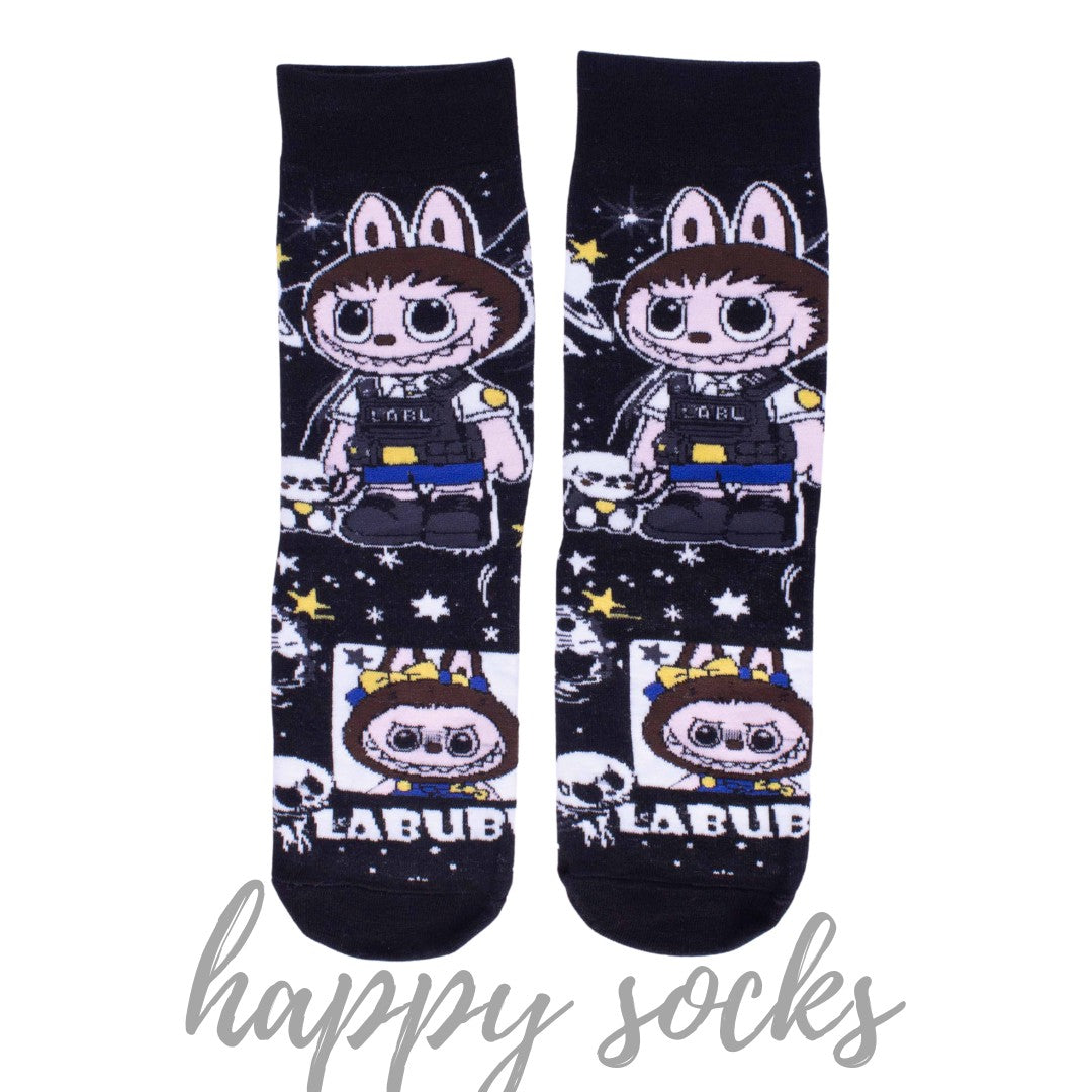 Starlight Labubu - Crew 100% Cotton Socks