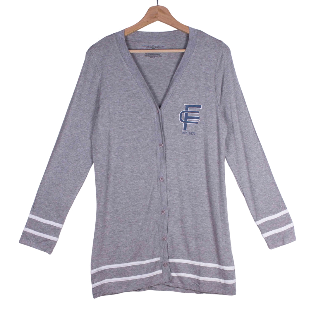 Heather Grey Soft Varsity Stripes