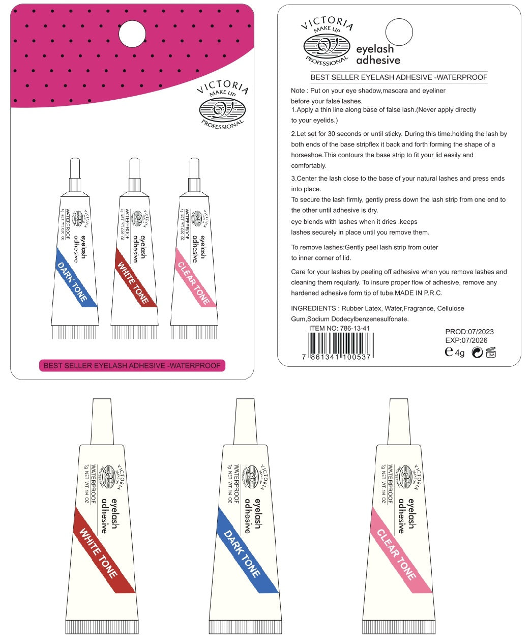 VICTORIA GLUE - 3pcs Set