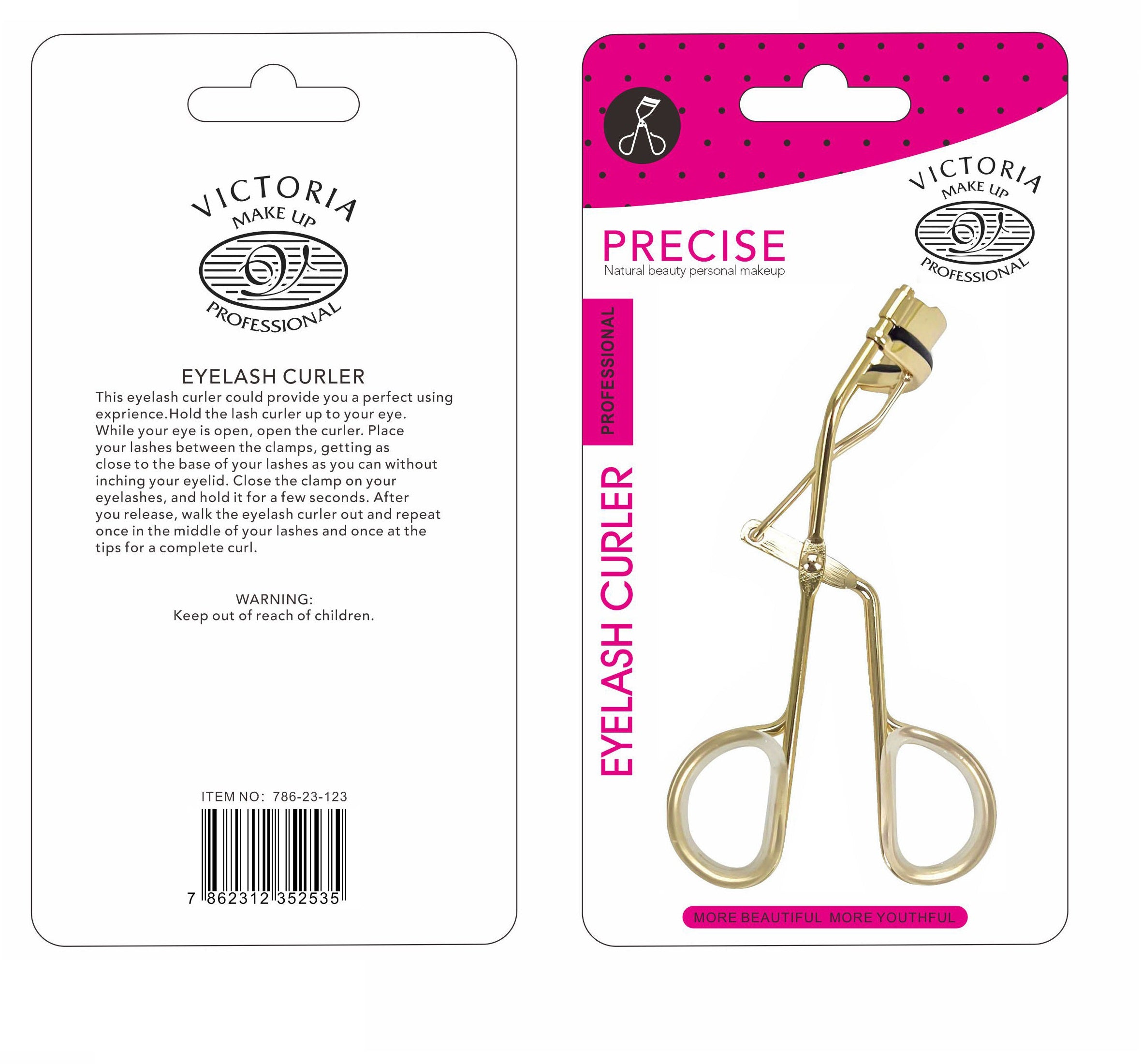 Victoria Eyelash Curler Big- Gold