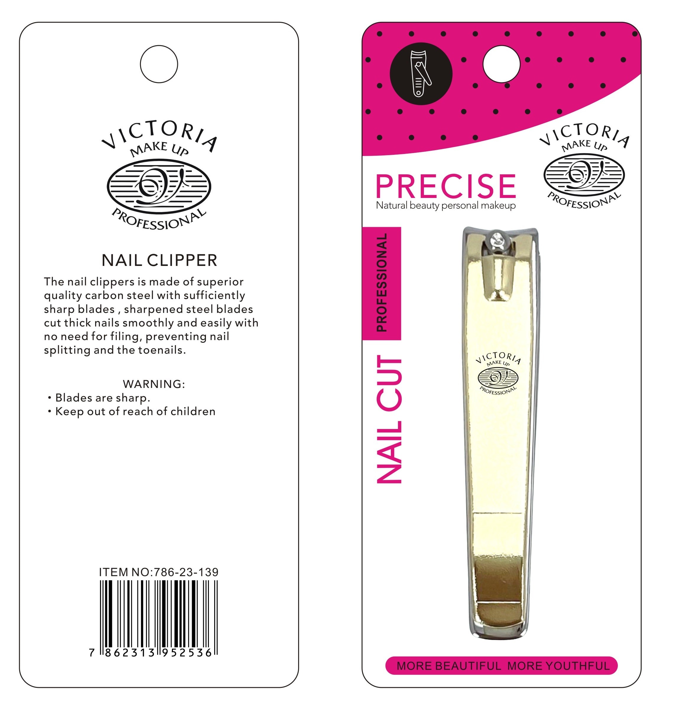 Victoria Nail Clipper - Gold
