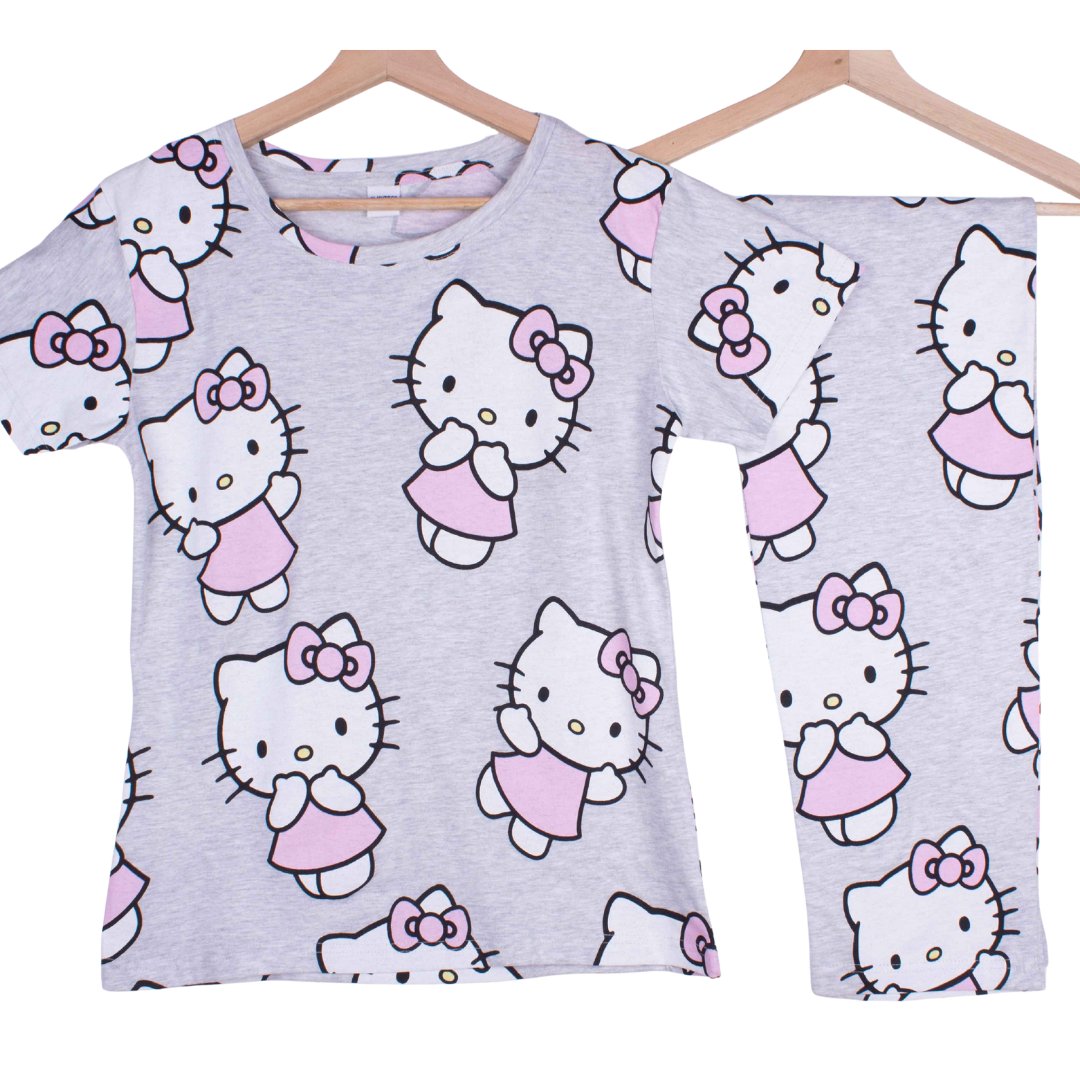 Grey Cozy Hello Kitty