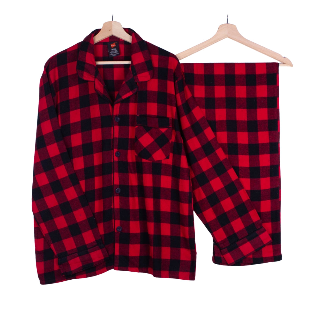 Red Black Buffalo Check