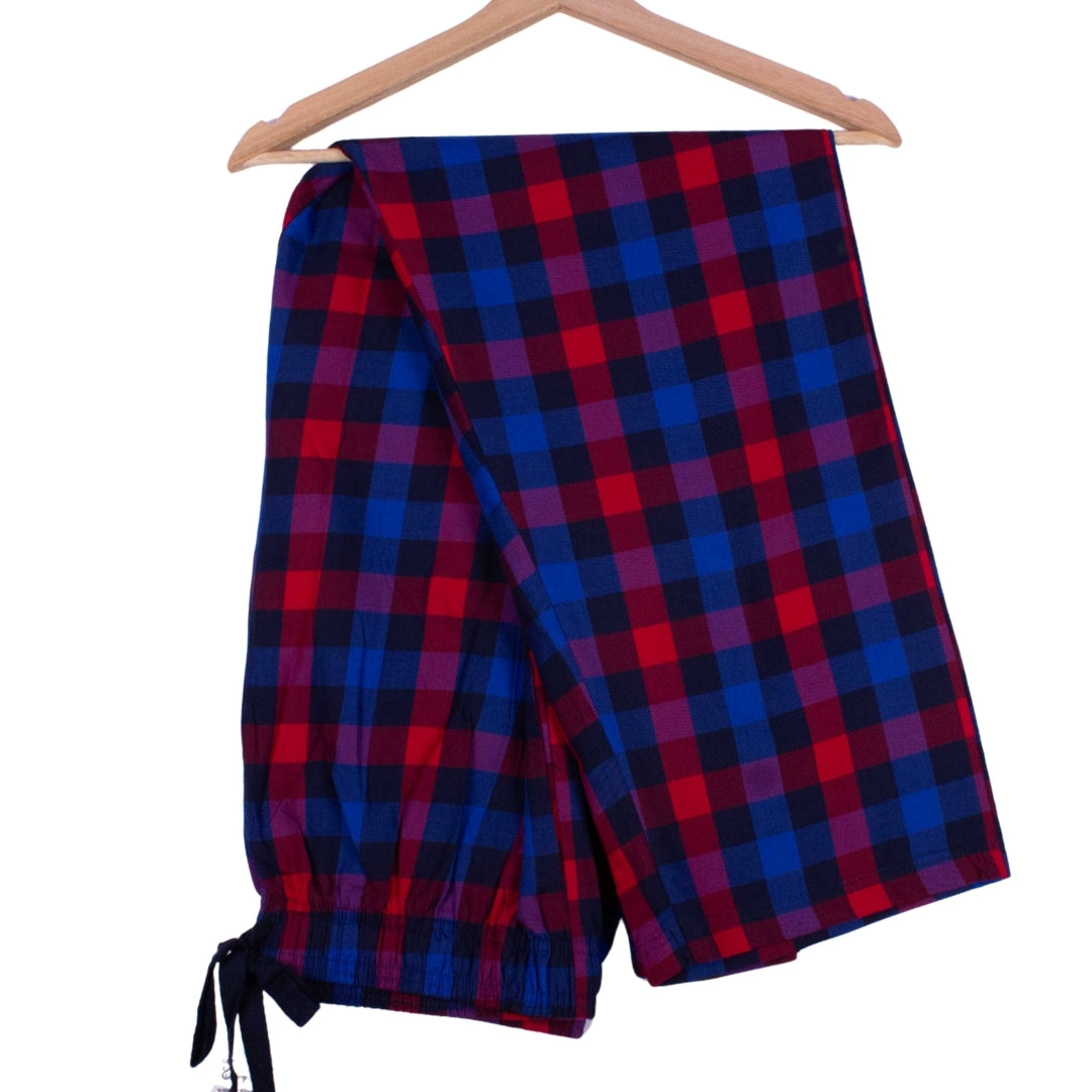 Royal Red Blue Buffalo Plaid