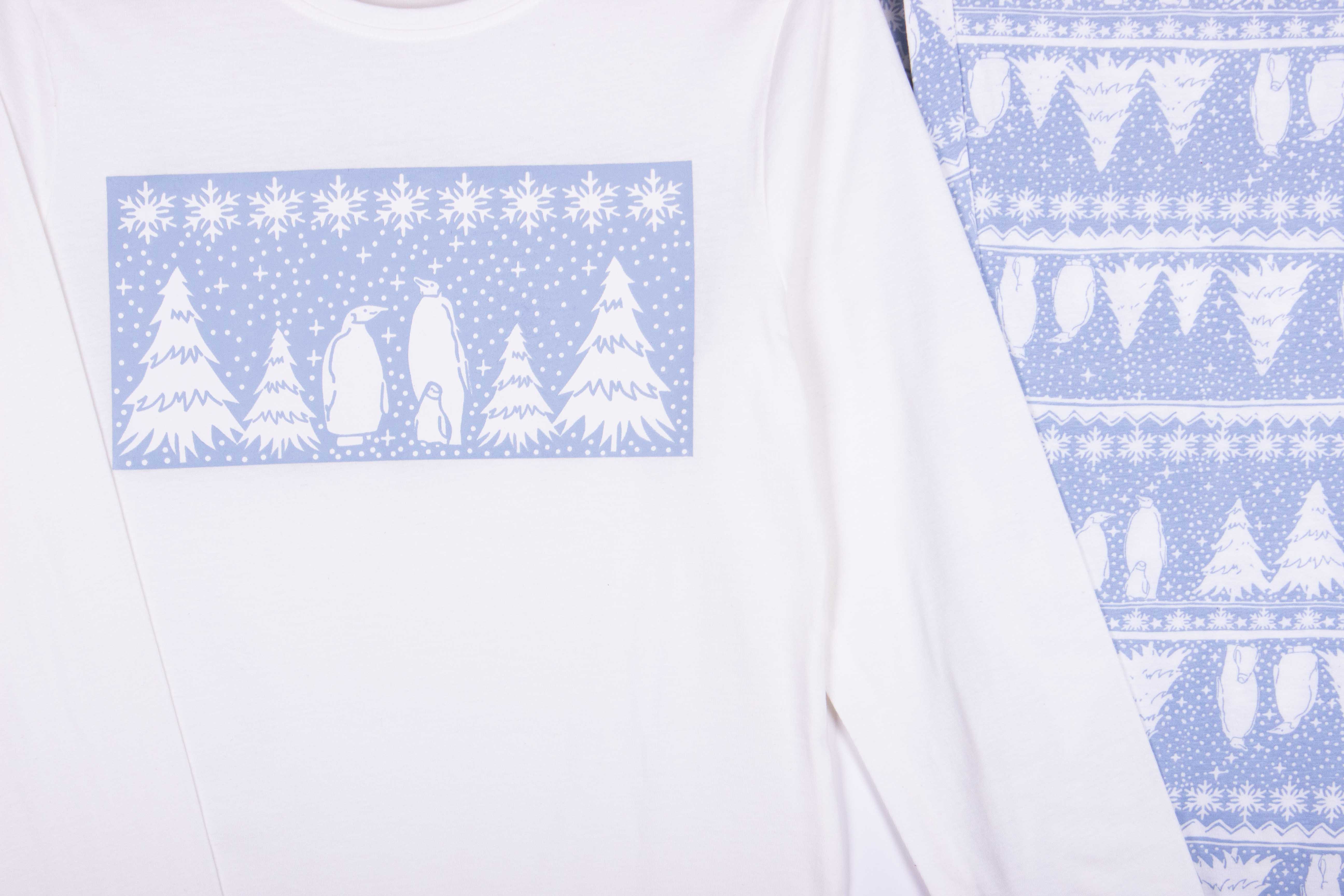 Winter Penguin Snowflake