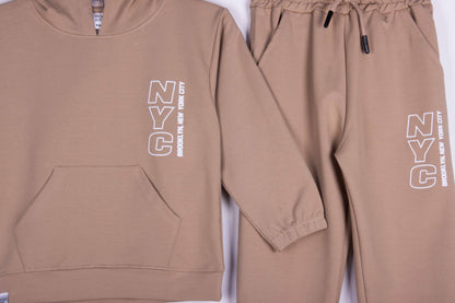 NYC Camel Sweat Hoodie