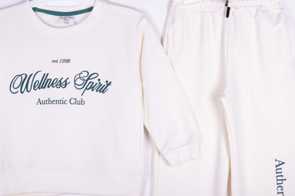 Wellness Club White Bell Bottom