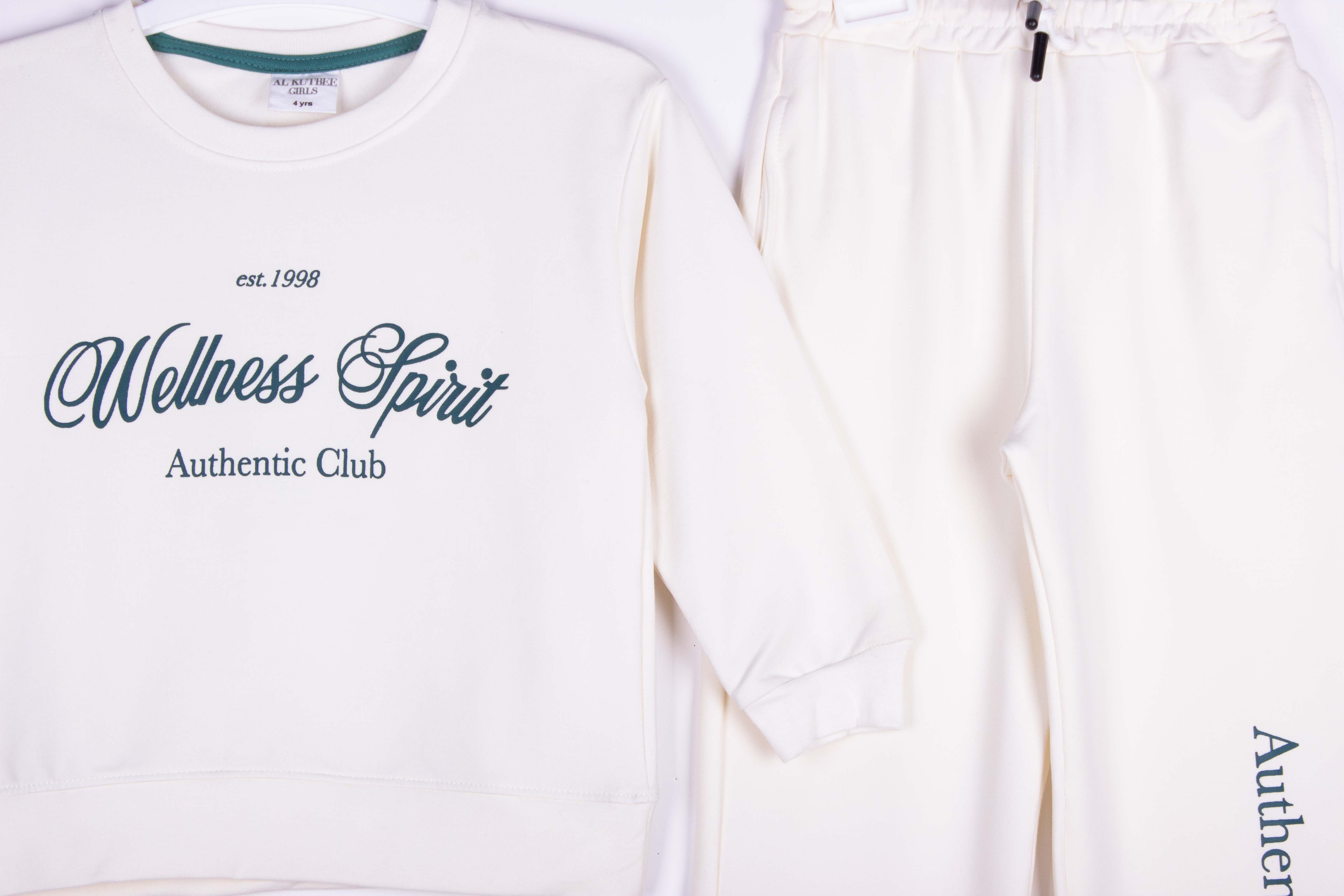 Wellness Club White Bell Bottom