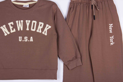 New York Bell Bottom Chocolate Brown
