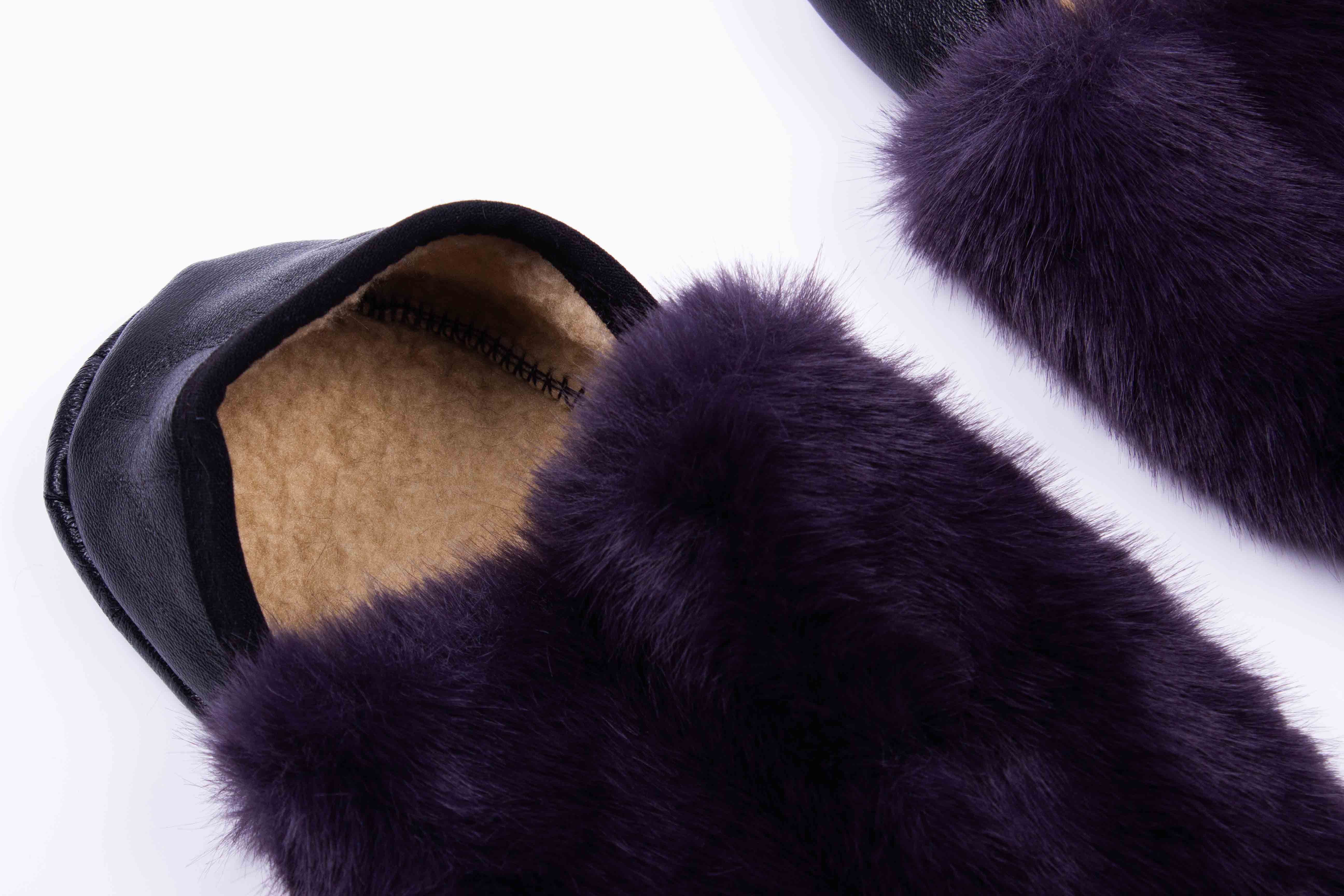 Midnight Plum Slippers