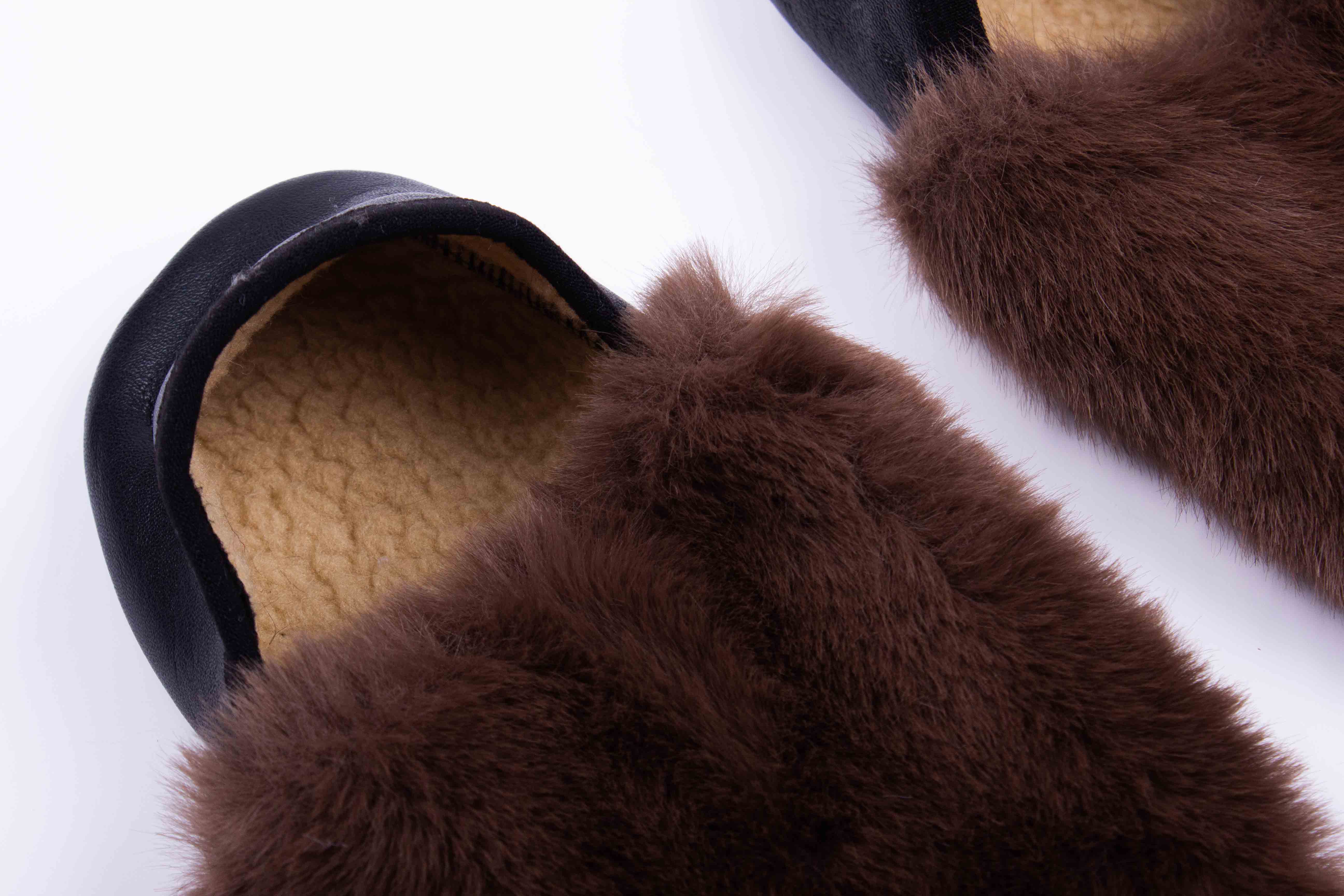 Mocha Fur Slippers